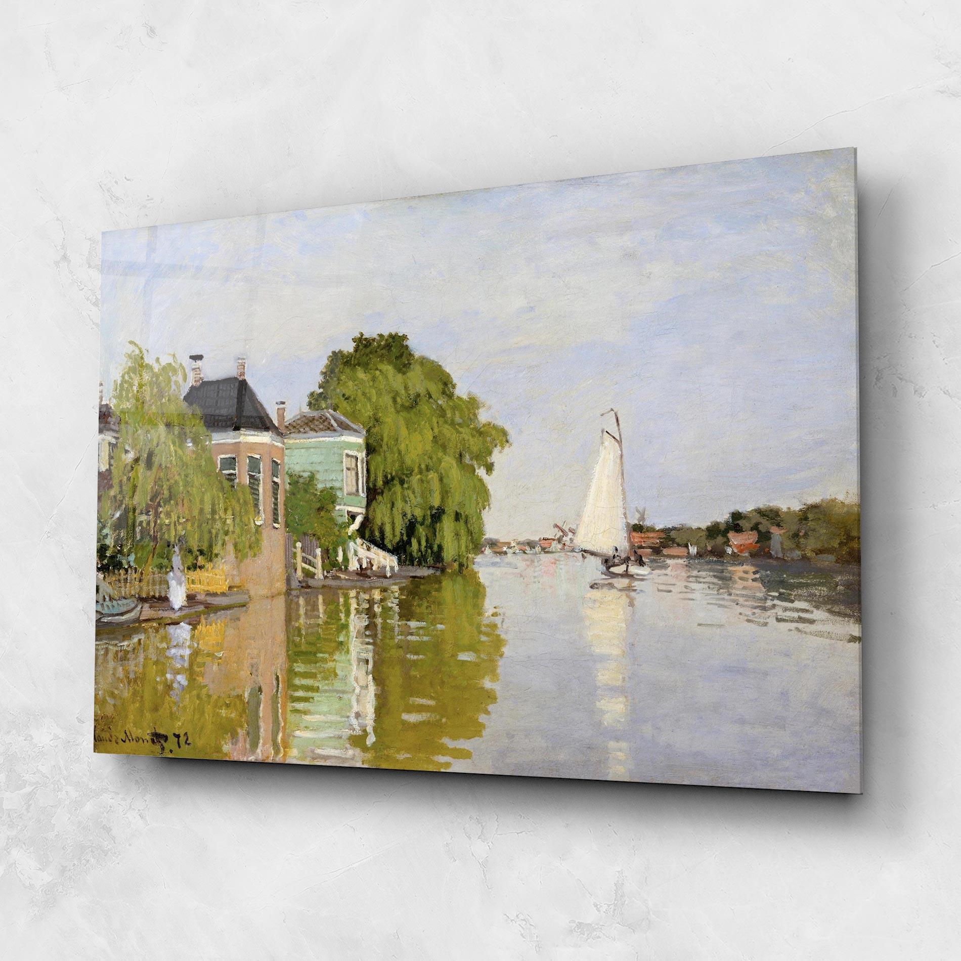 Tablou Sticla Houses On The Achterzaan mockup 1