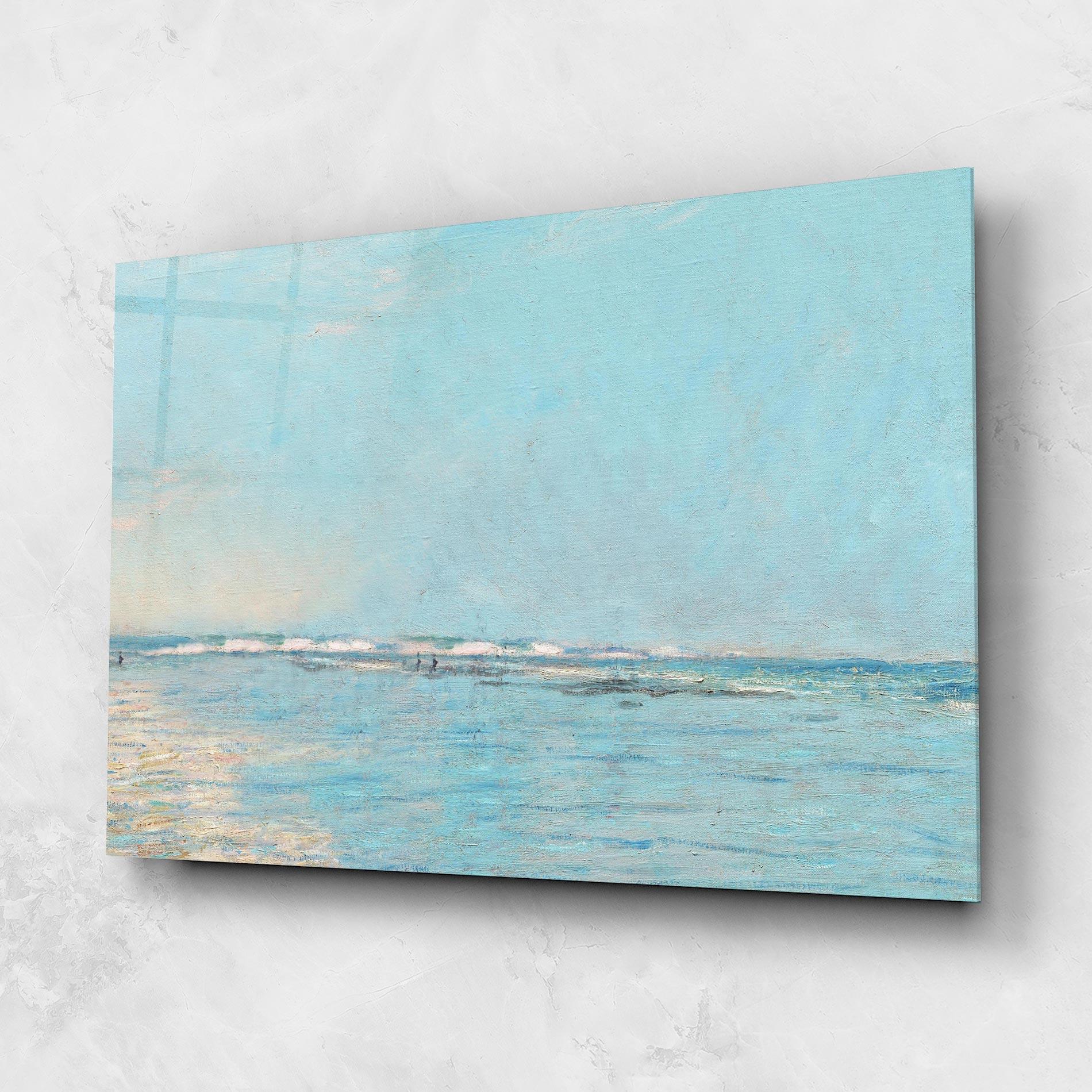 Tablou Sticla Monet's Beach mockup 1