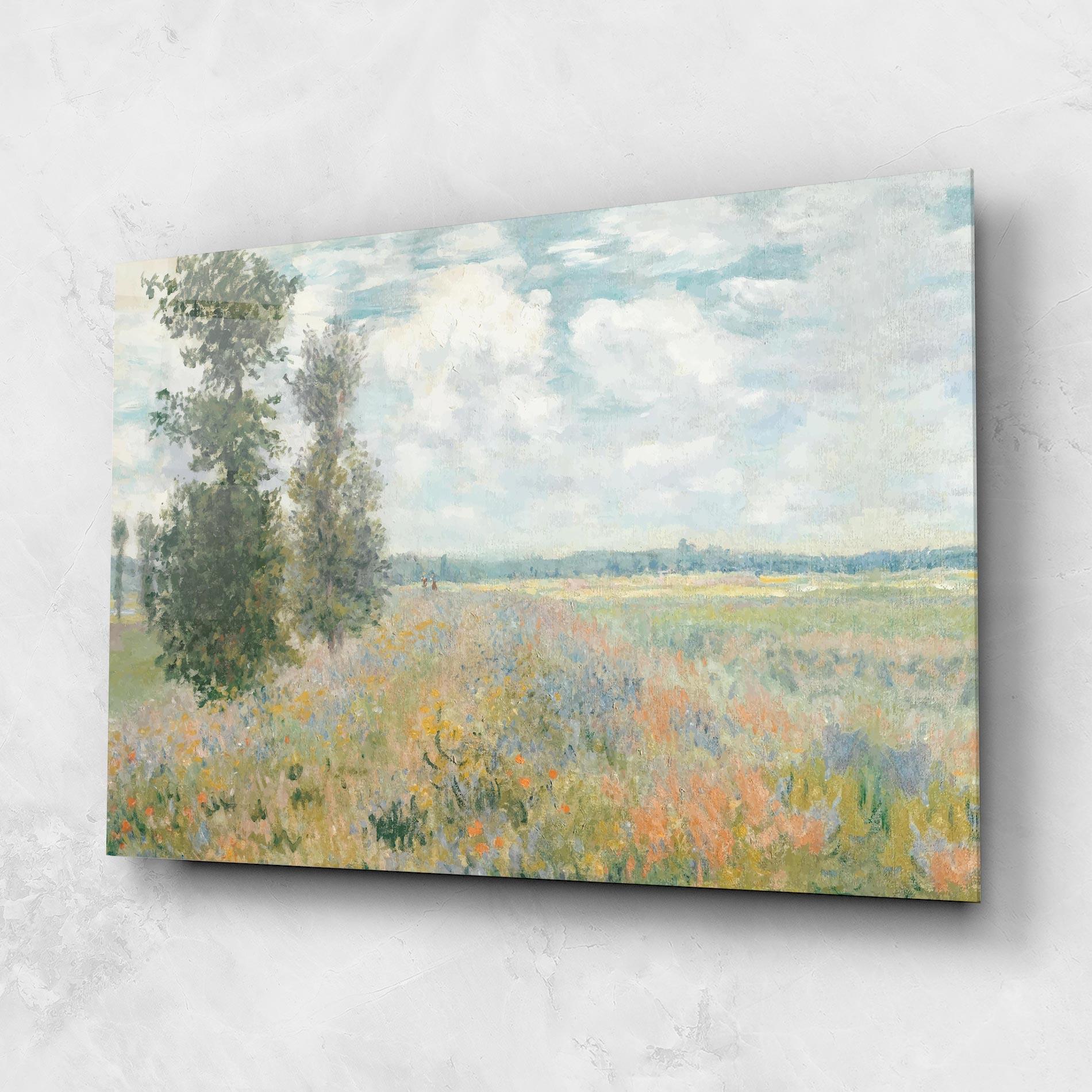 Tablou Sticla Monet's Landscape Background mockup 1