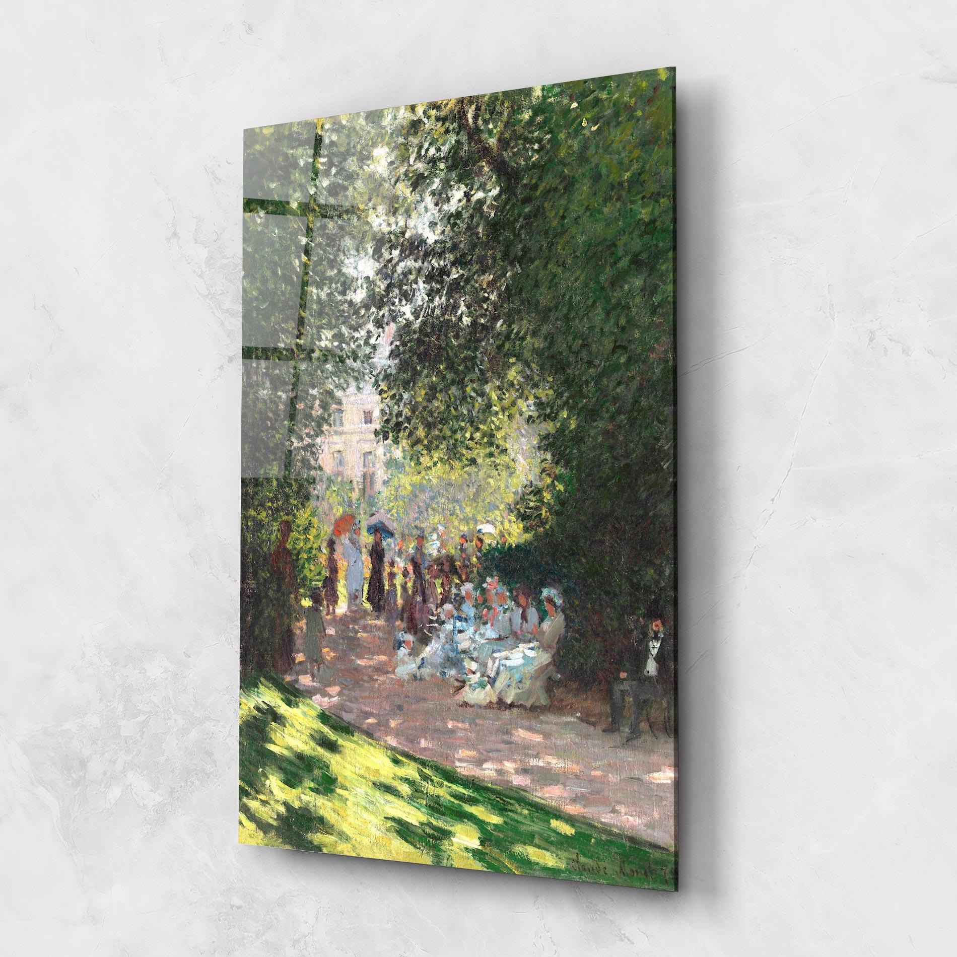 Tablou Sticla The Parc Monceau mockup 1