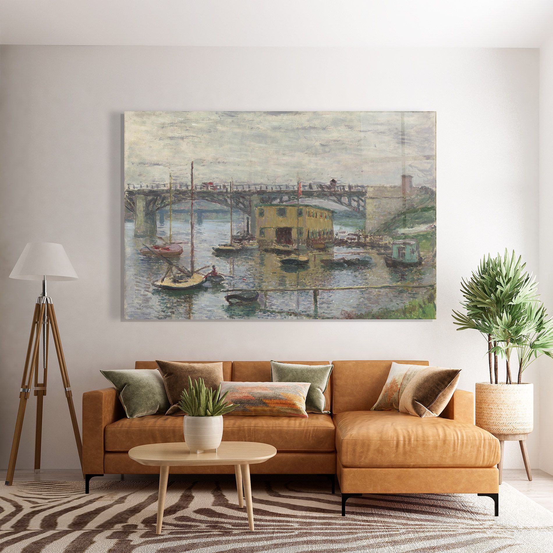 Bridge At Argenteuil Monet mockup 7