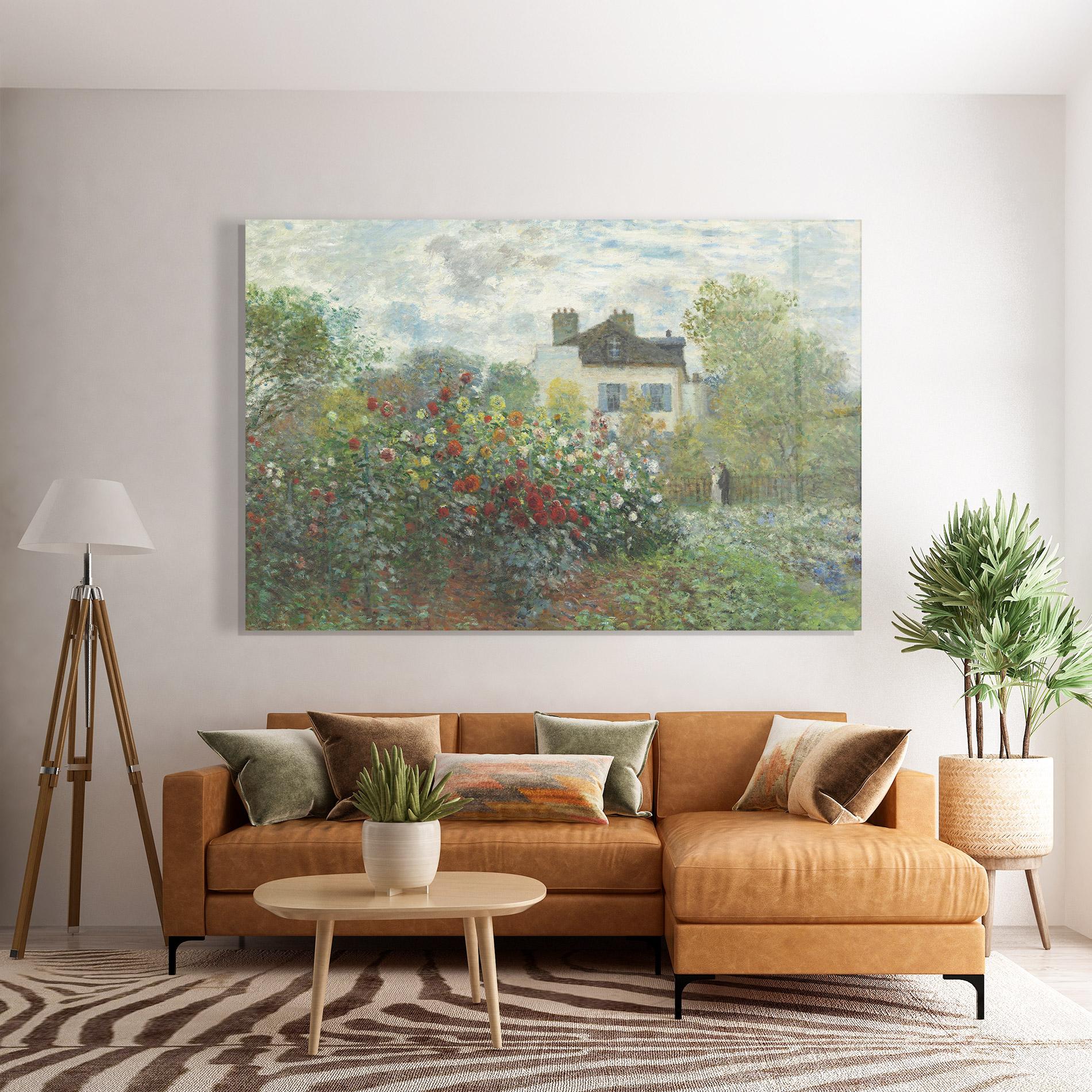 Tablou Sticla Garden In Argenteuilt mockup 7