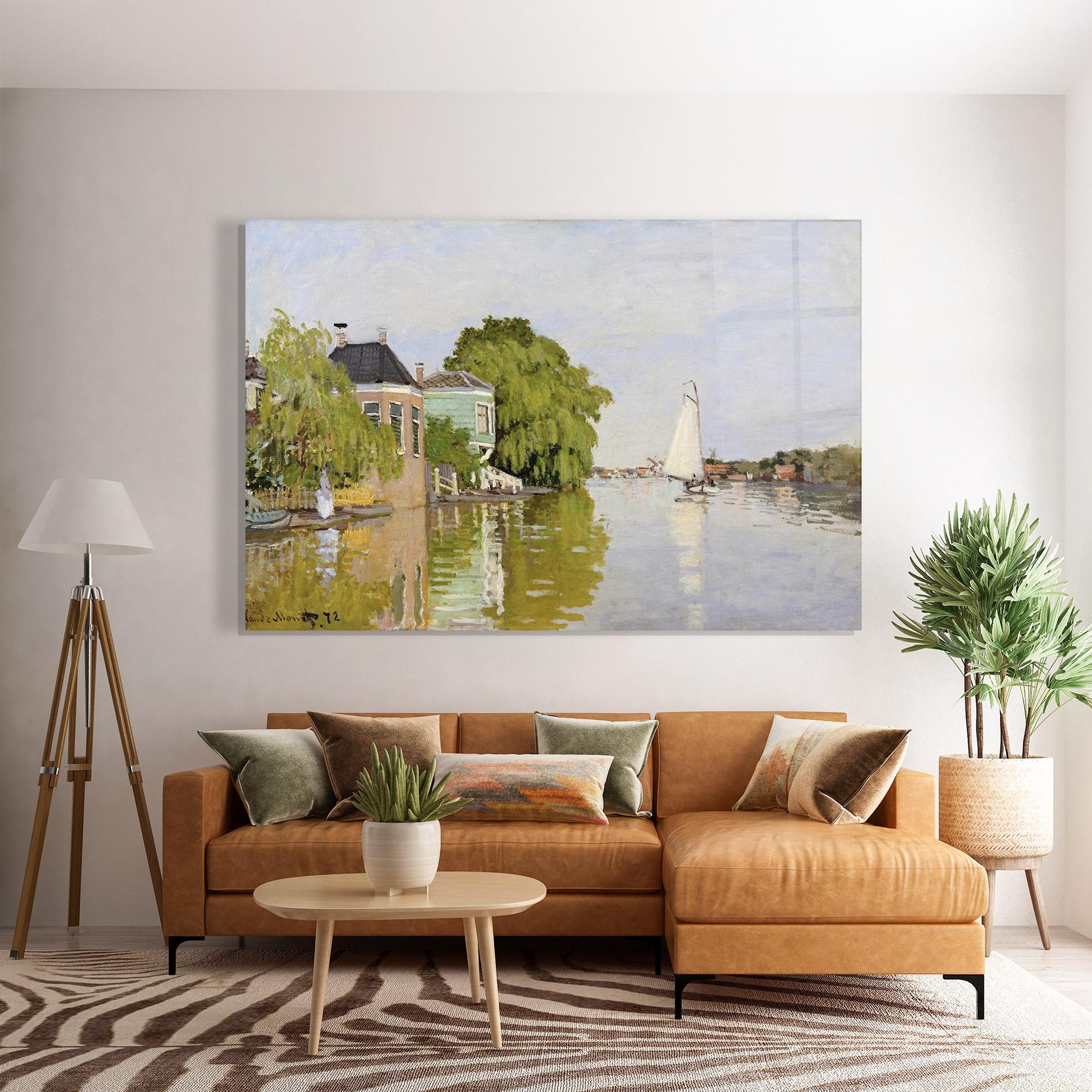 Tablou Sticla Houses On The Achterzaan mockup 7