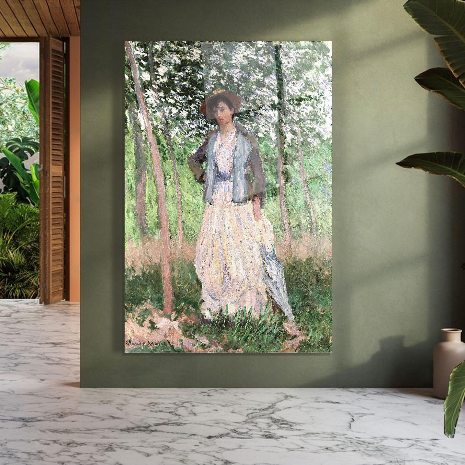 Tablou Sticla The Stroller mockup 7