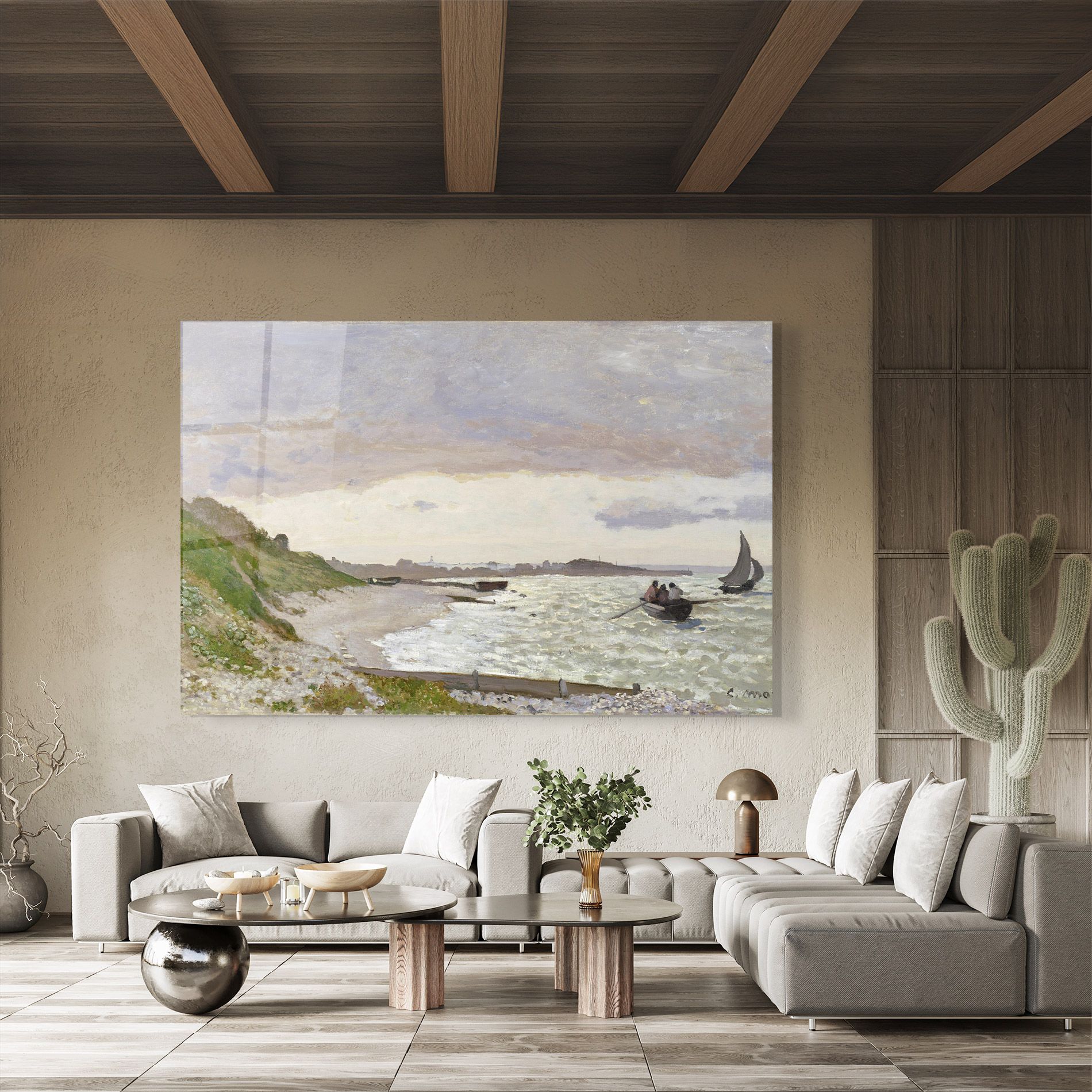 Seashore At Sainte Adresse mockup 8