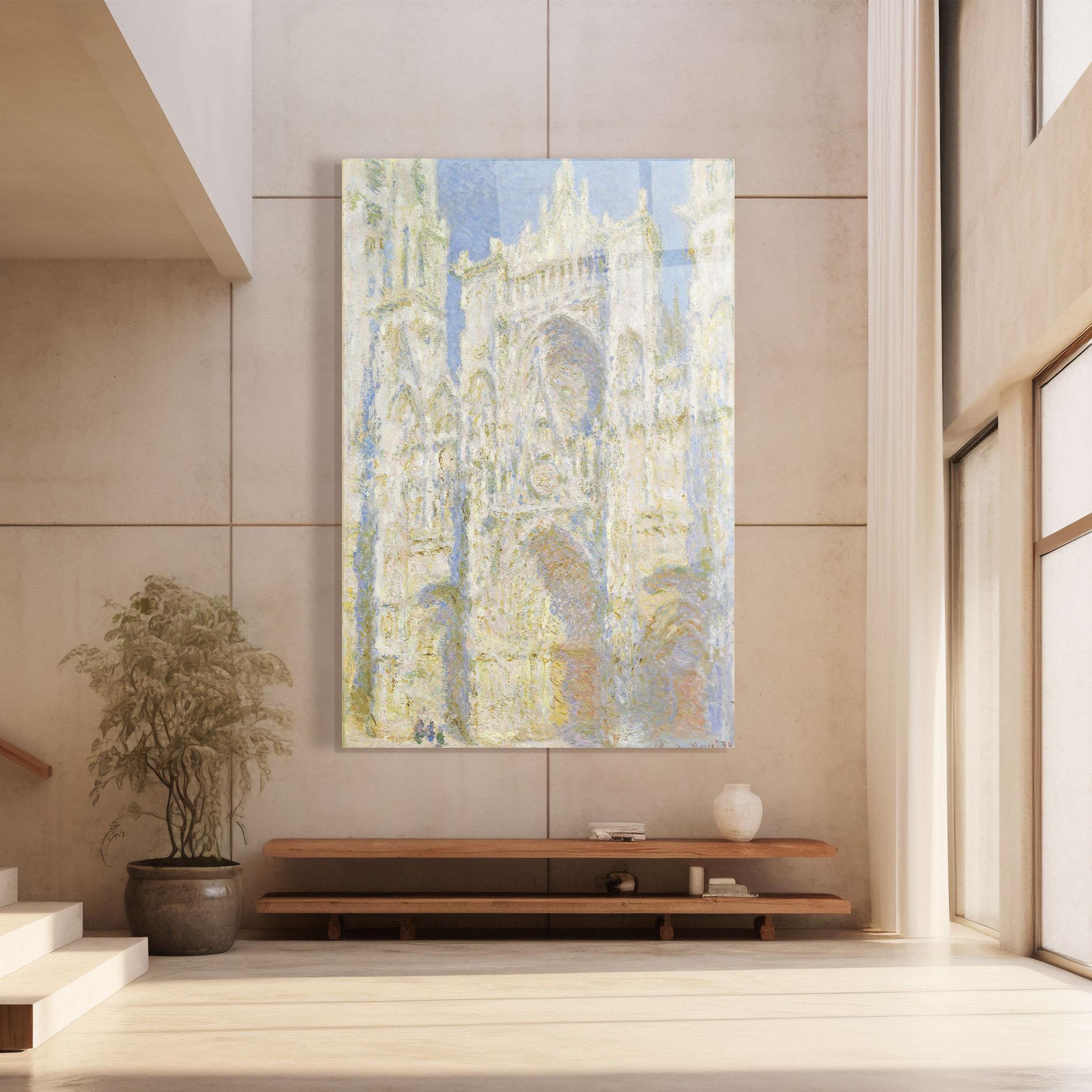 Tablou Sticla Rouen Cathedral mockup 8