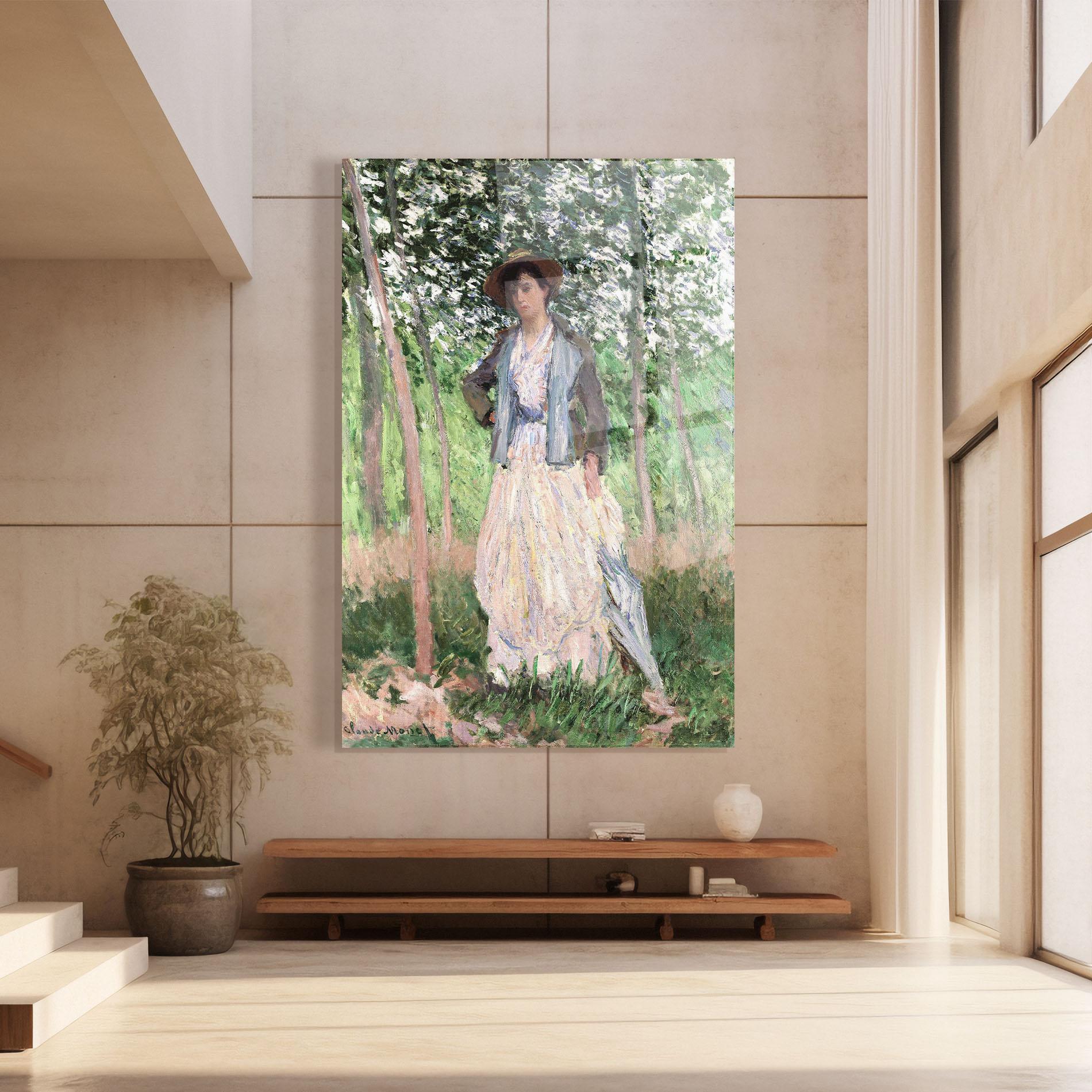 Tablou Sticla The Stroller mockup 8