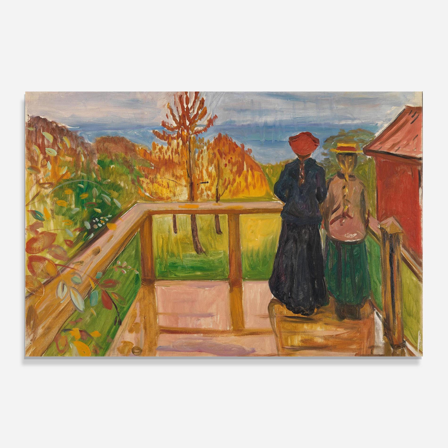 Tablou Sticla On The Veranda mockup 0