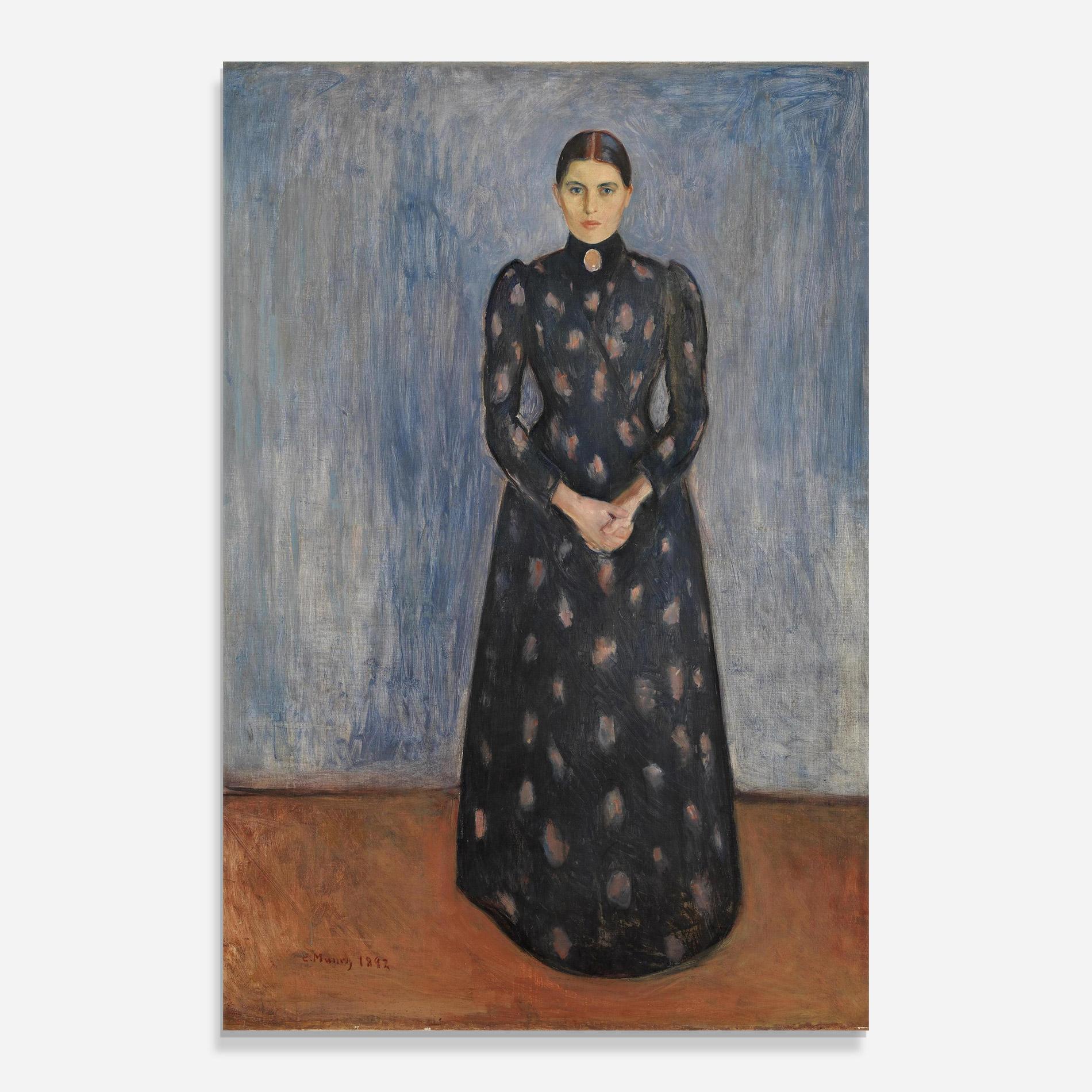 Tablou Sticla Inger In Black mockup 0