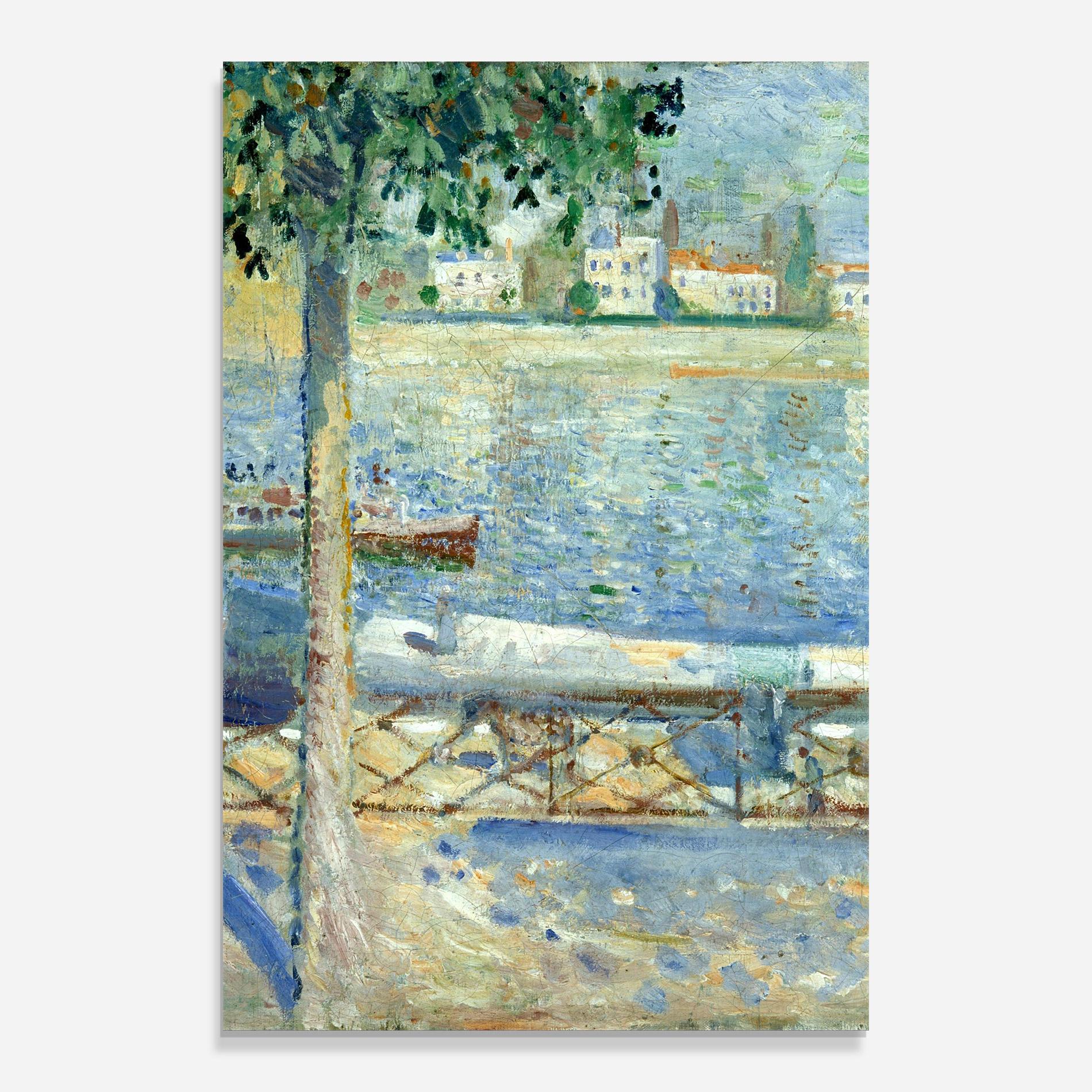 Tablou Sticla Seine At Saint mockup 0