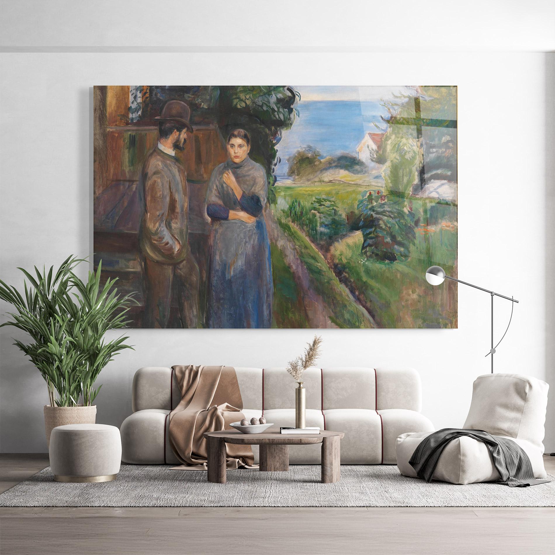 Tablou Sticla Evening Passion mockup 9