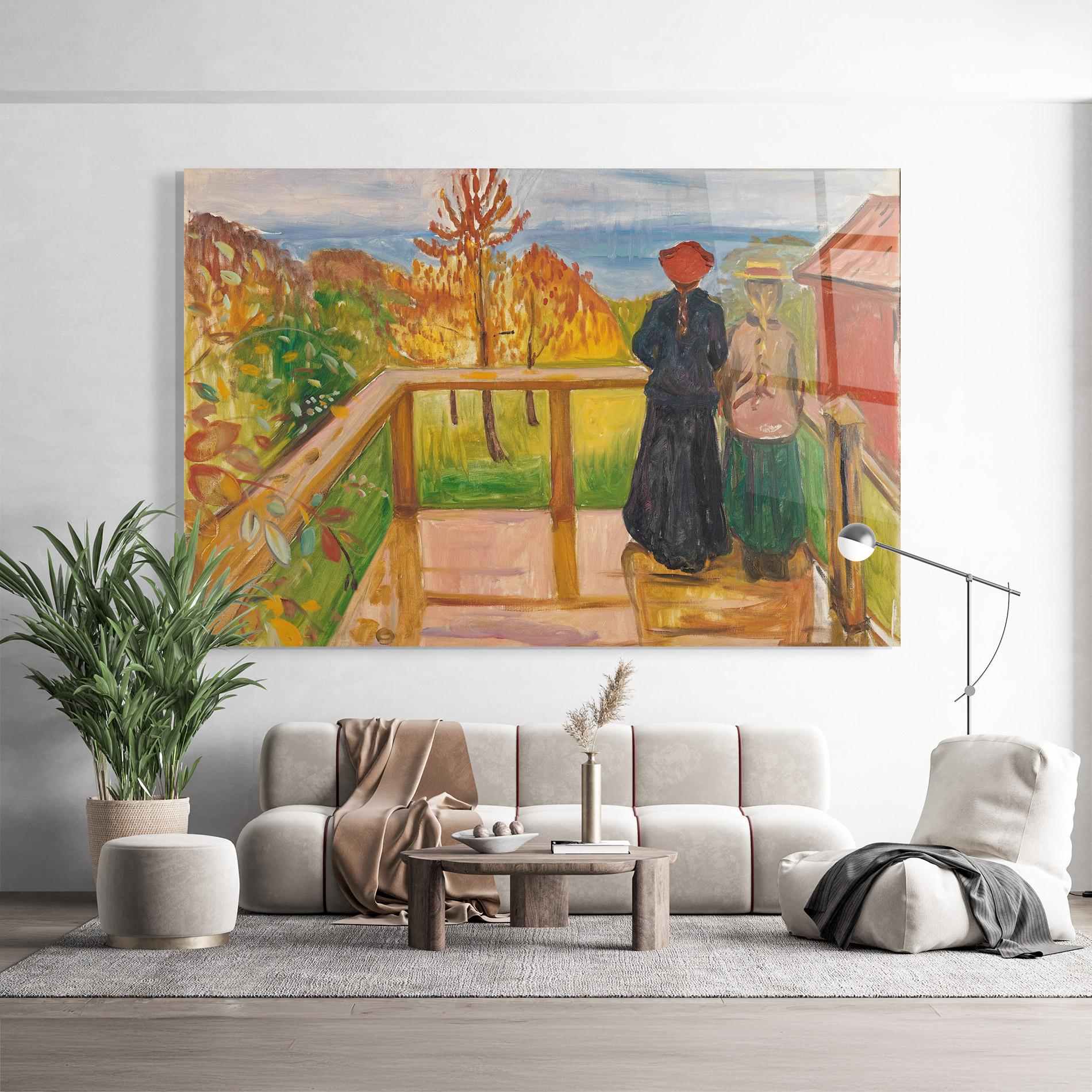 Tablou Sticla On The Veranda mockup 9