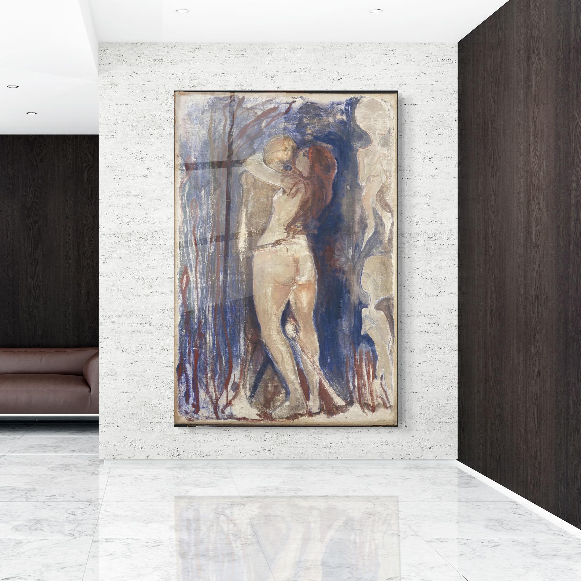 Tablou Sticla Death And Life mockup 9