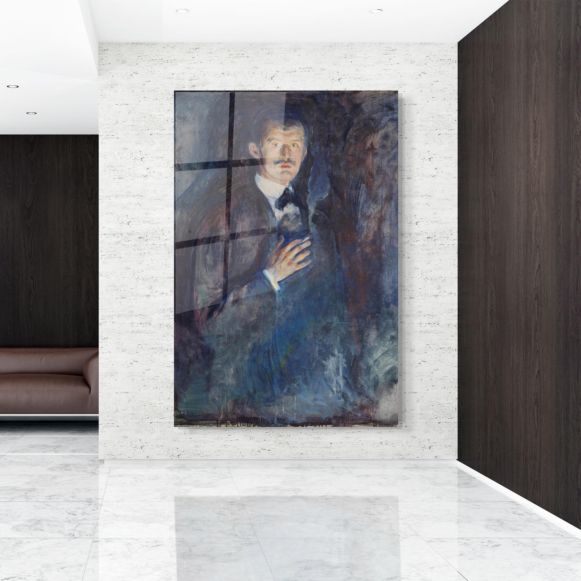 Tablou Sticla Self Burning Cigarette mockup 9