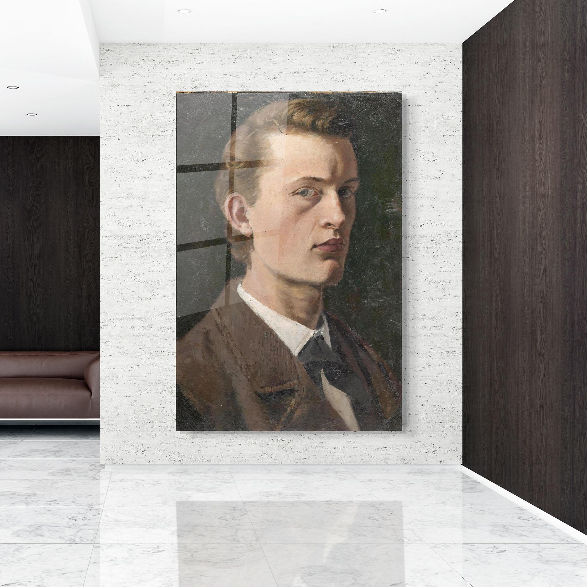 Tablou Sticla Self Portrait mockup 9