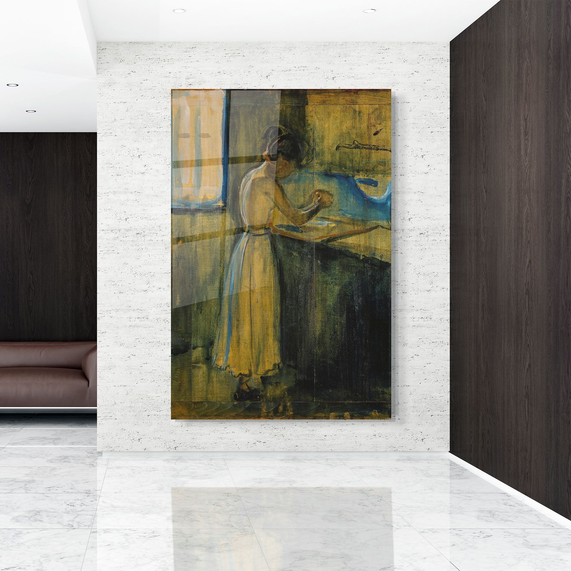 Woman Washing Herself mockup 9