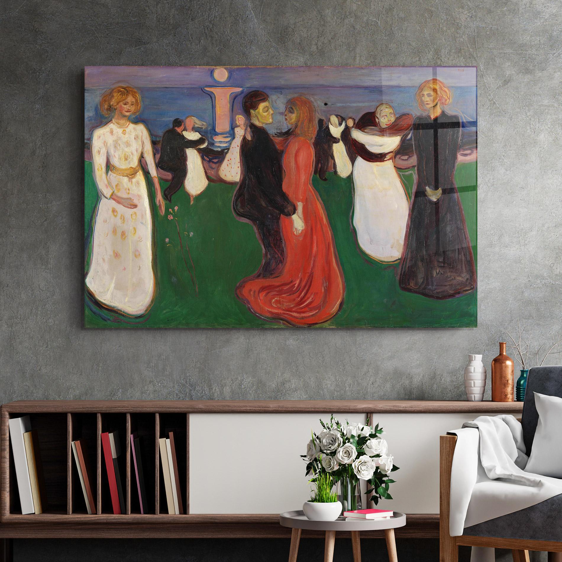 Tablou Sticla Dance Of Life mockup 2