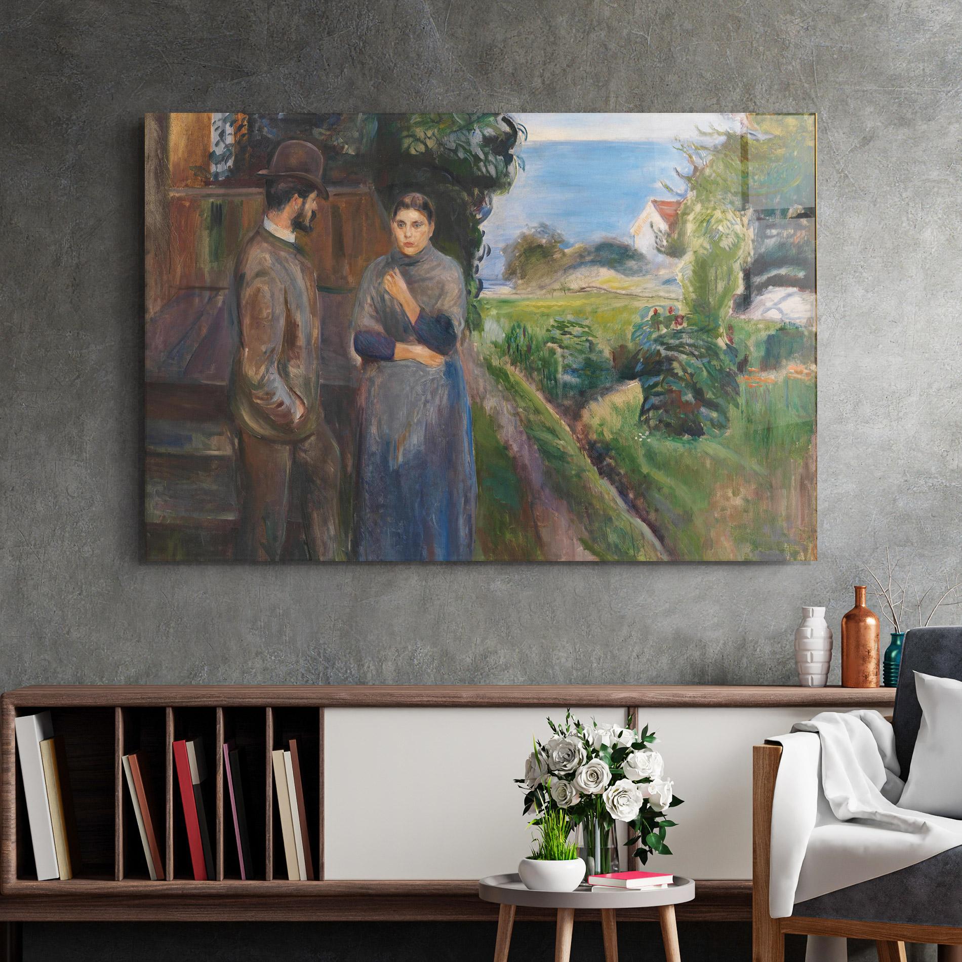 Tablou Sticla Evening Passion mockup 2