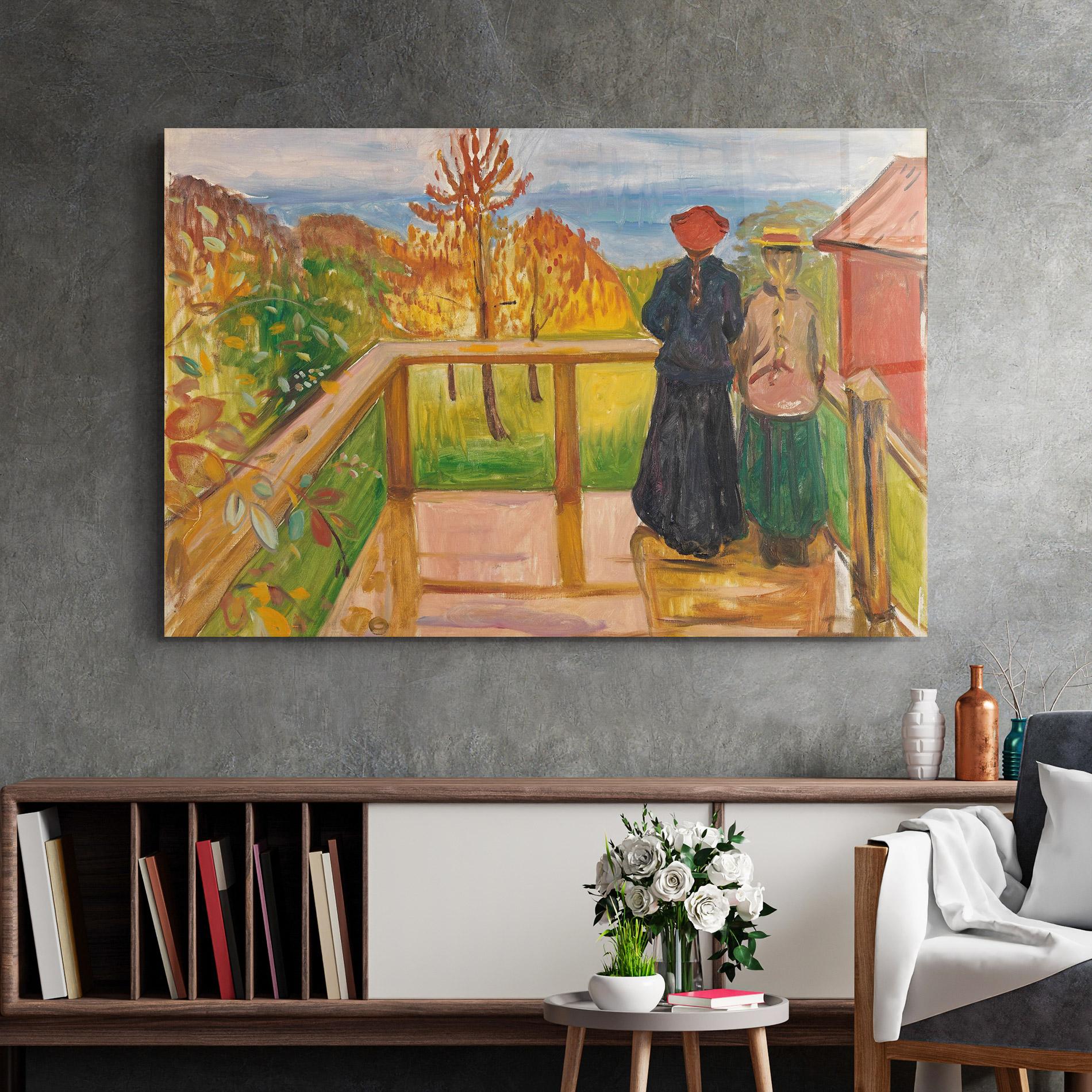 Tablou Sticla On The Veranda mockup 2