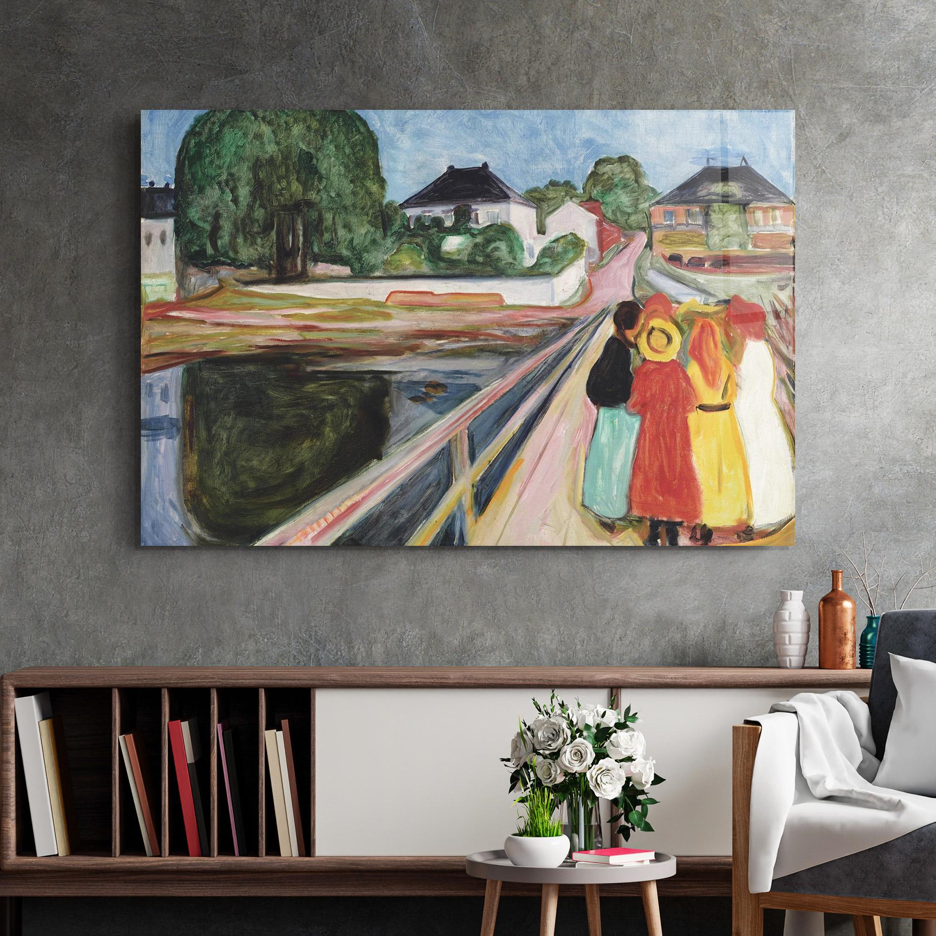 Tablou Sticla Pikene Pa Broen mockup 2