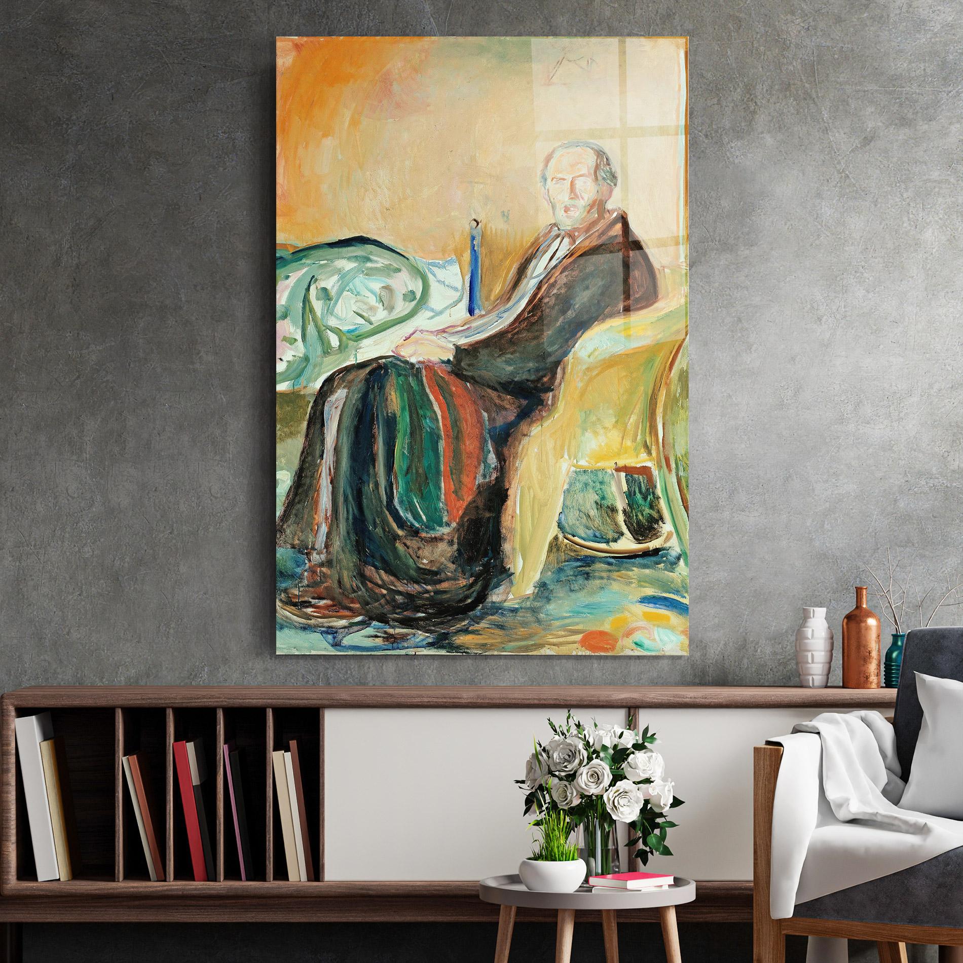 Tablou Sticla Self Portrait Spanish mockup 2