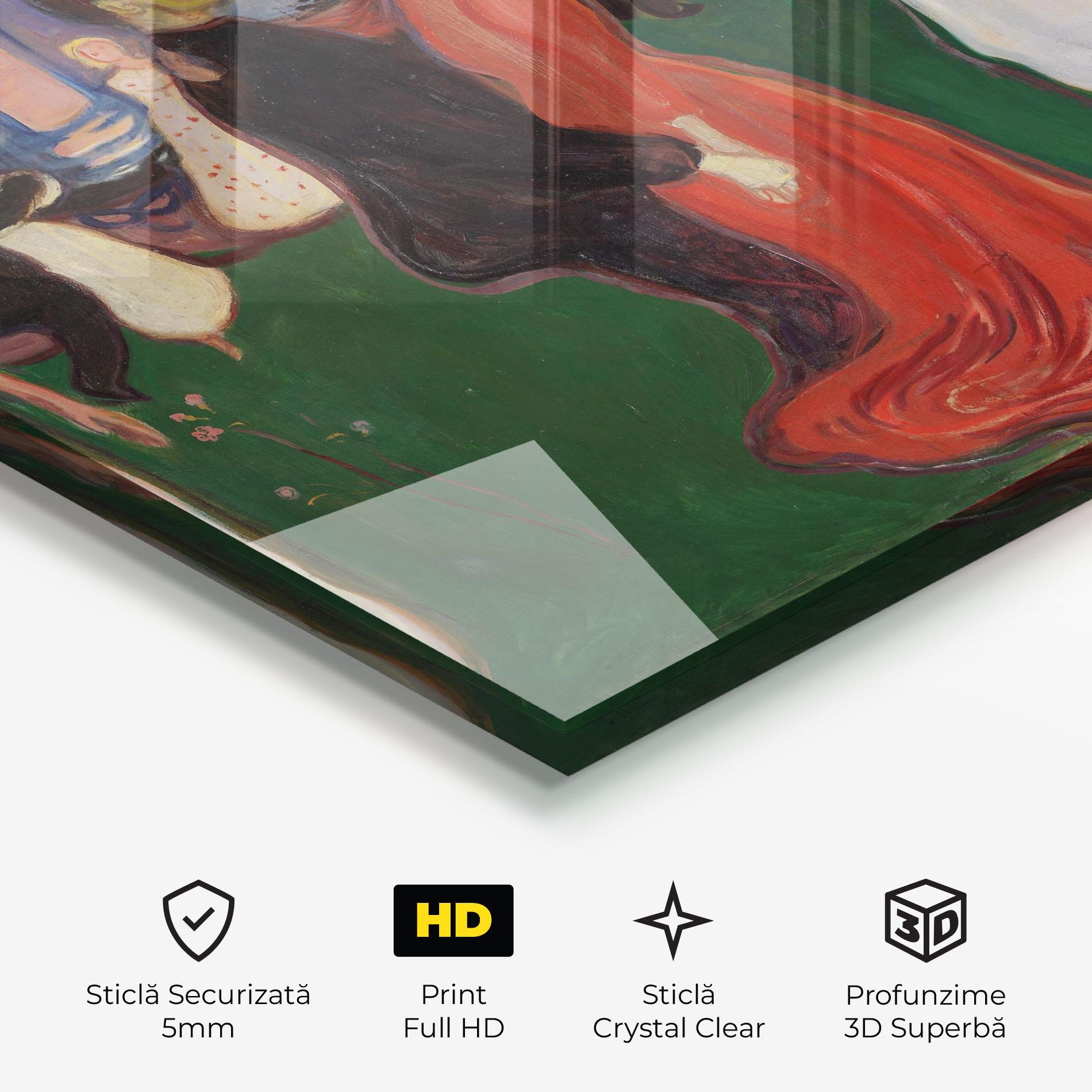 Tablou Sticla Dance Of Life mockup 3