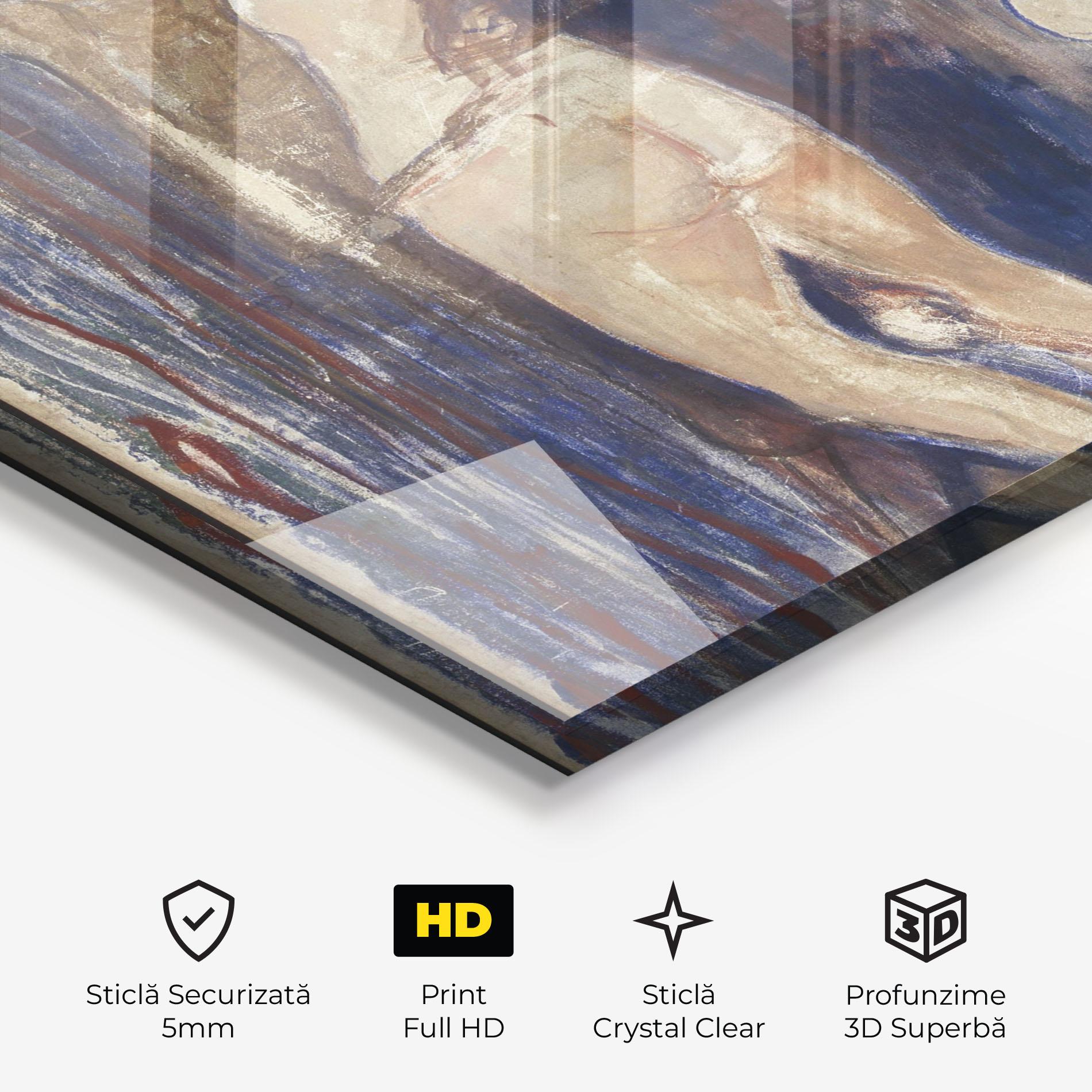 Tablou Sticla Death And Life mockup 3