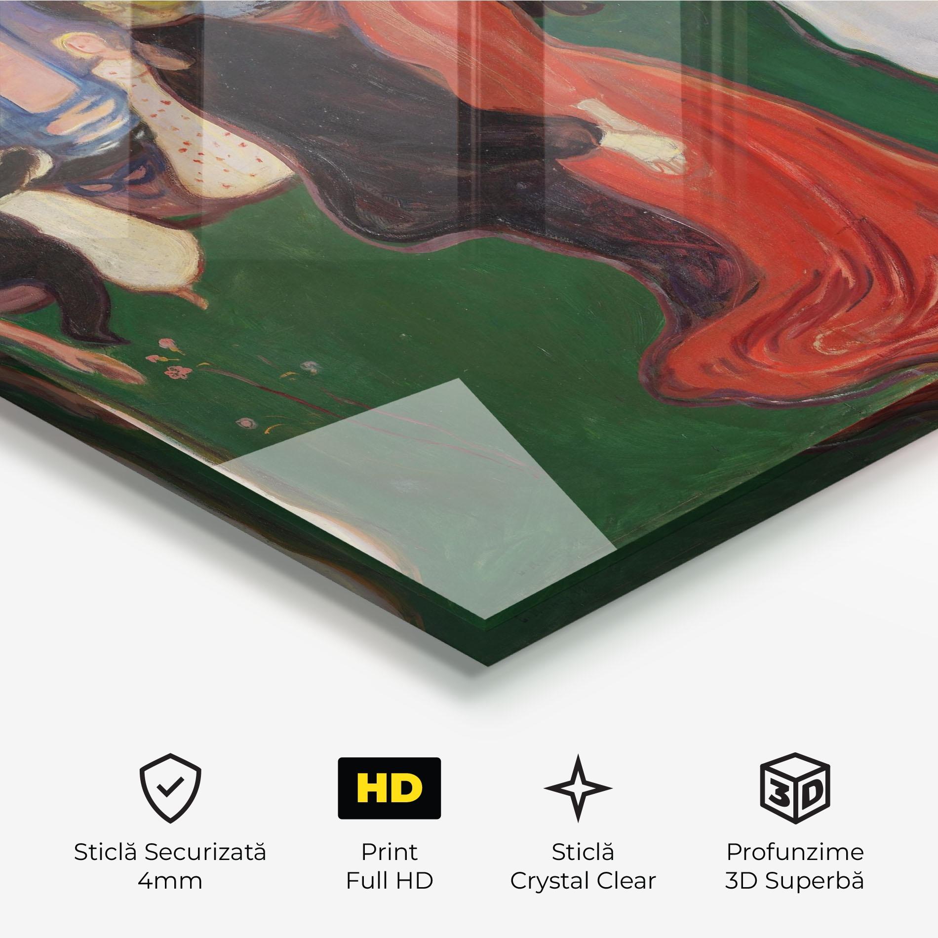 Tablou Sticla Dance Of Life mockup 3