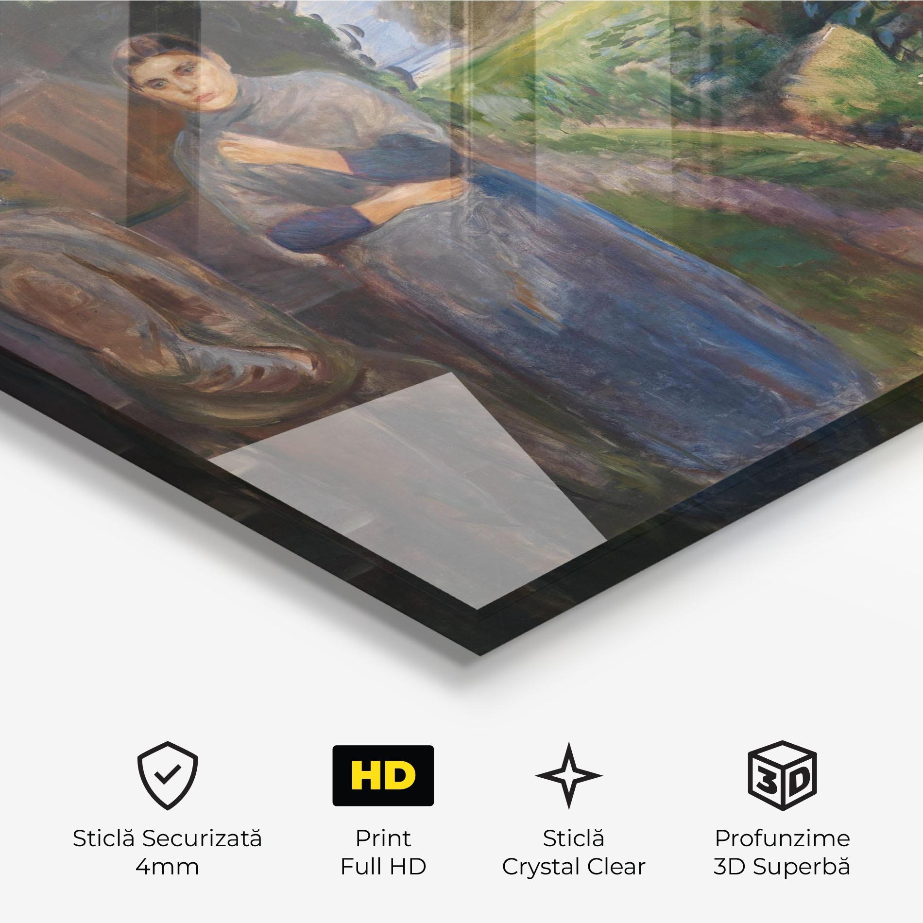 Tablou Sticla Evening Passion mockup 3