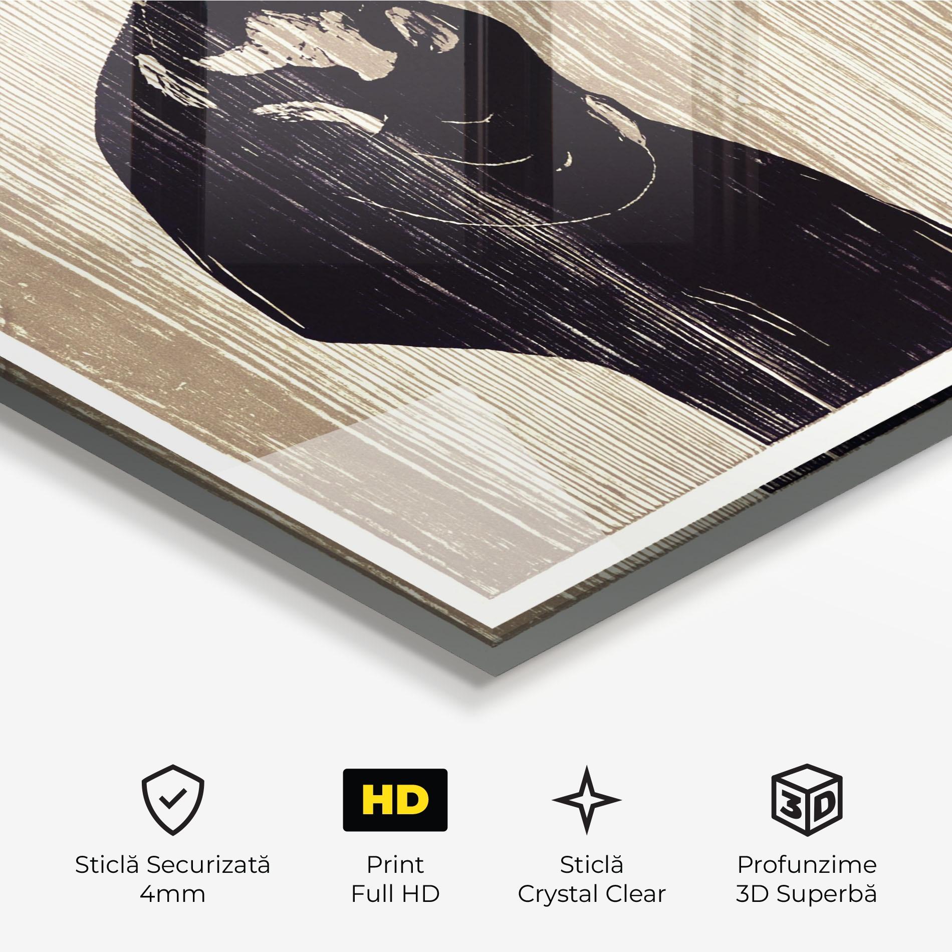 Tablou Sticla Kiss mockup 3