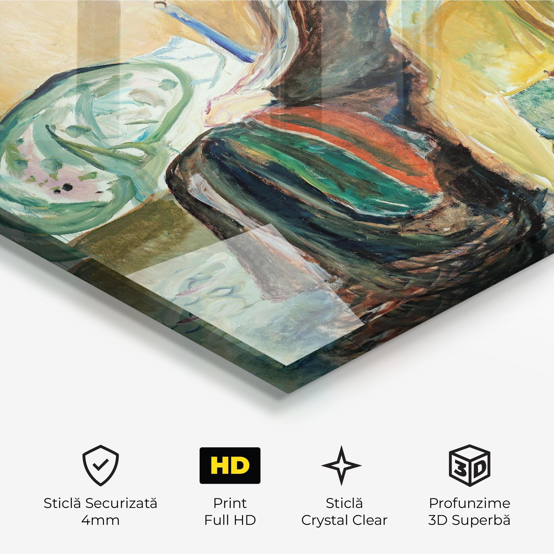 Tablou Sticla Self Portrait Spanish mockup 3