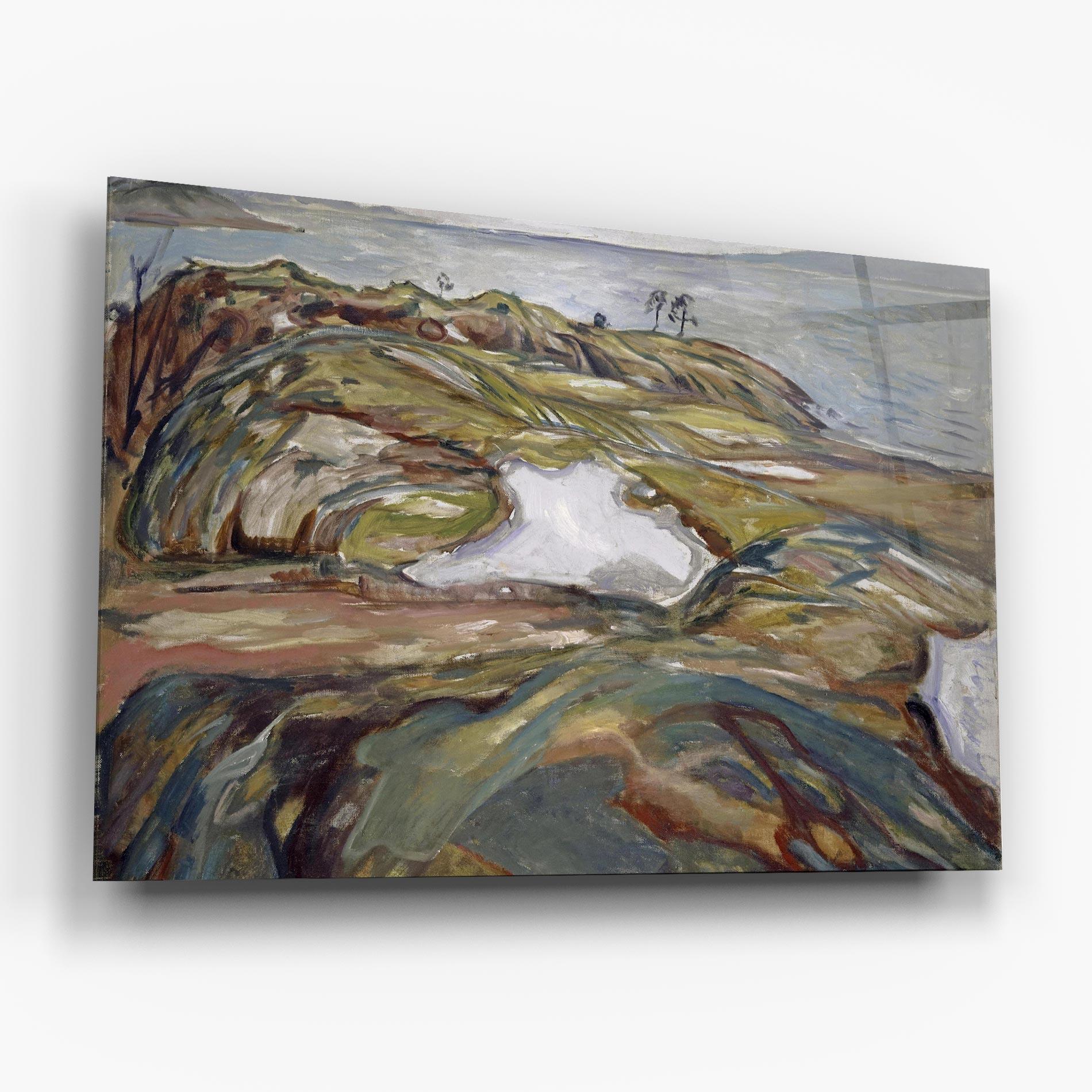 Tablou Sticla Coastal Landscape mockup 6