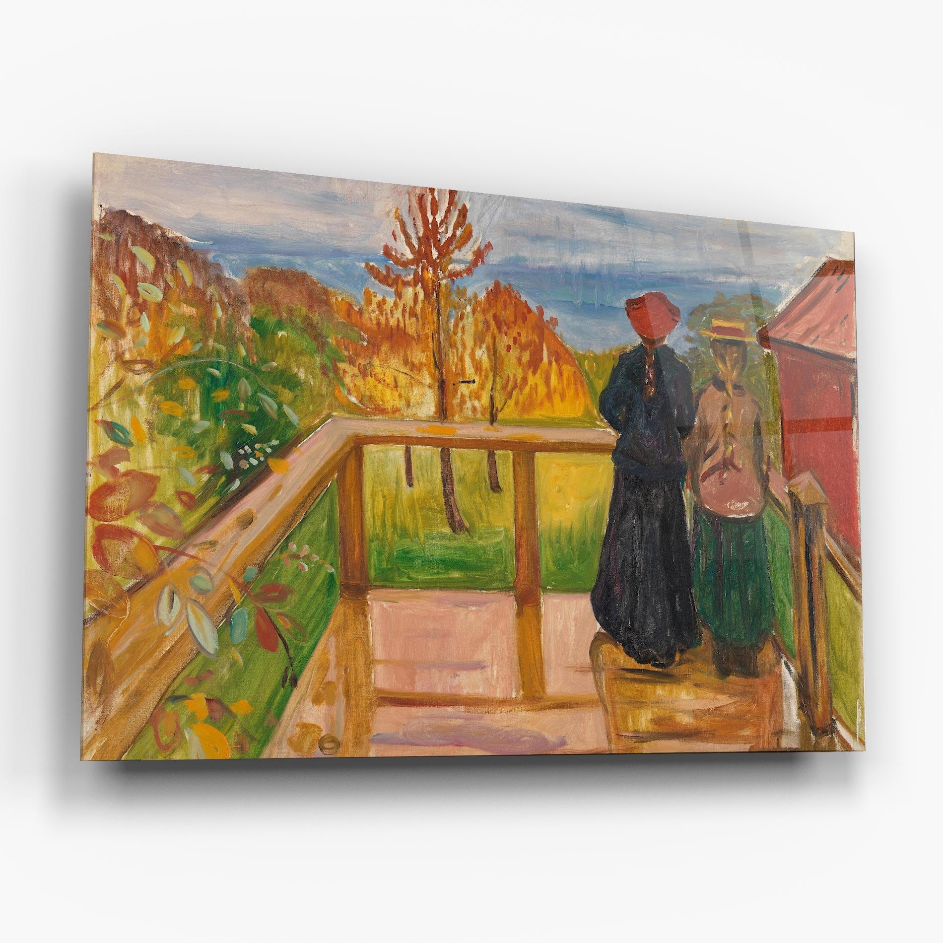 Tablou Sticla On The Veranda mockup 6