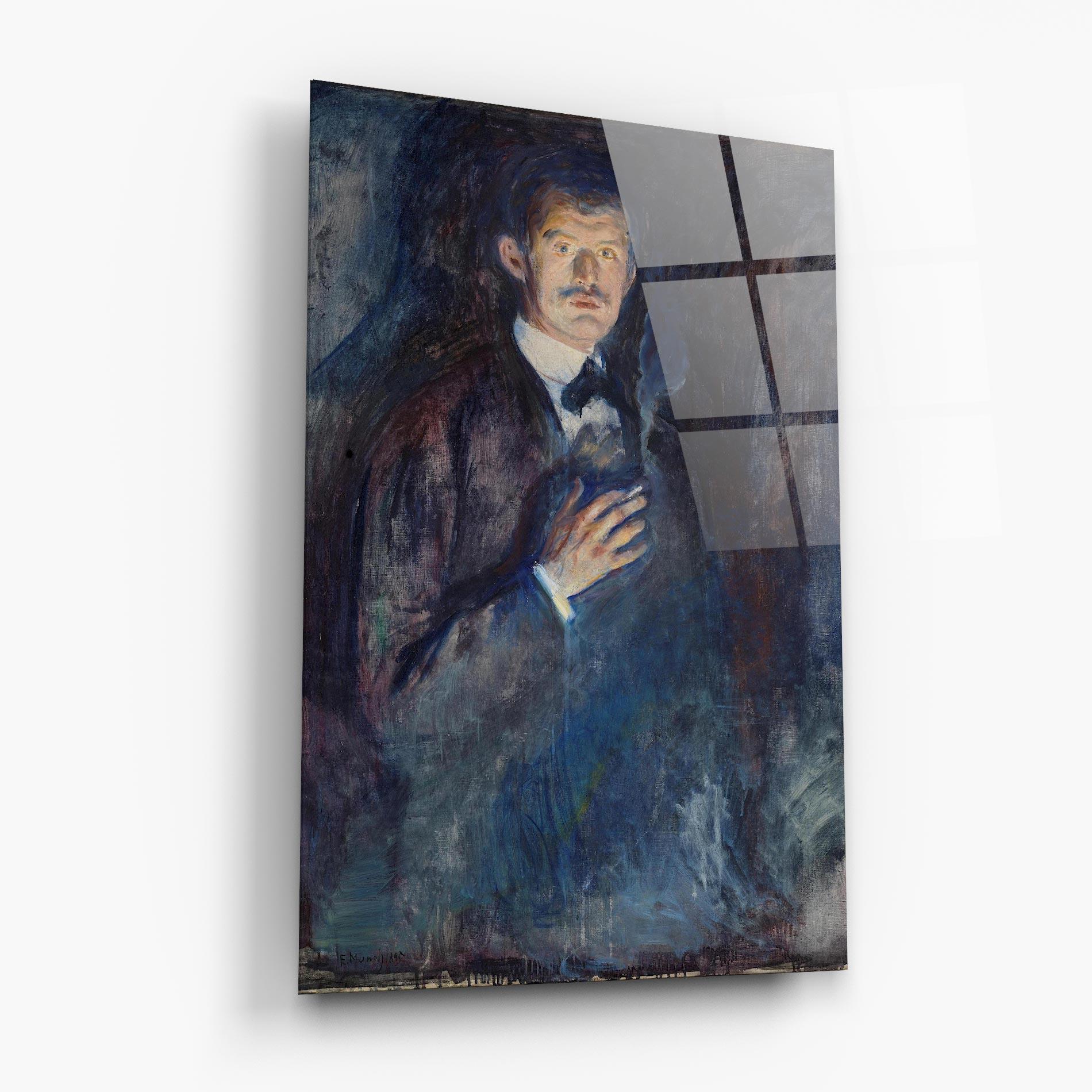 Tablou Sticla Self Burning Cigarette mockup 6