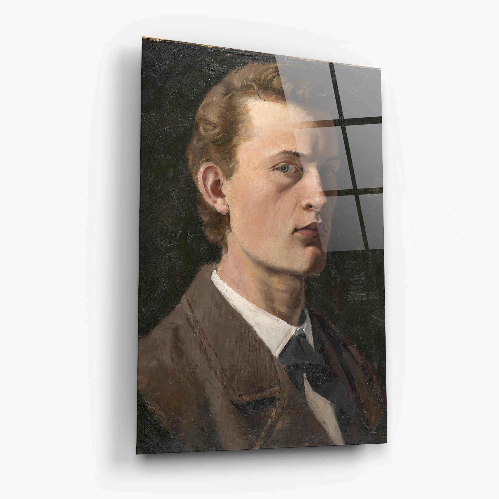 Tablou Sticla Self Portrait mockup 6