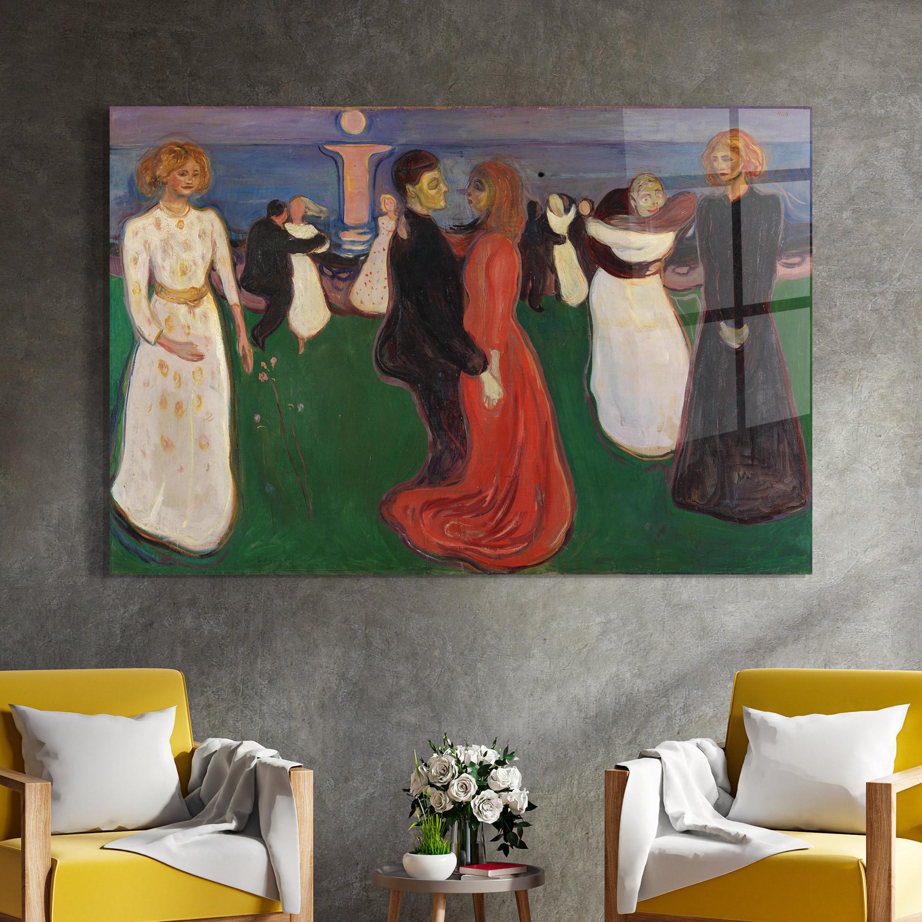 Tablou Sticla Dance Of Life mockup 4