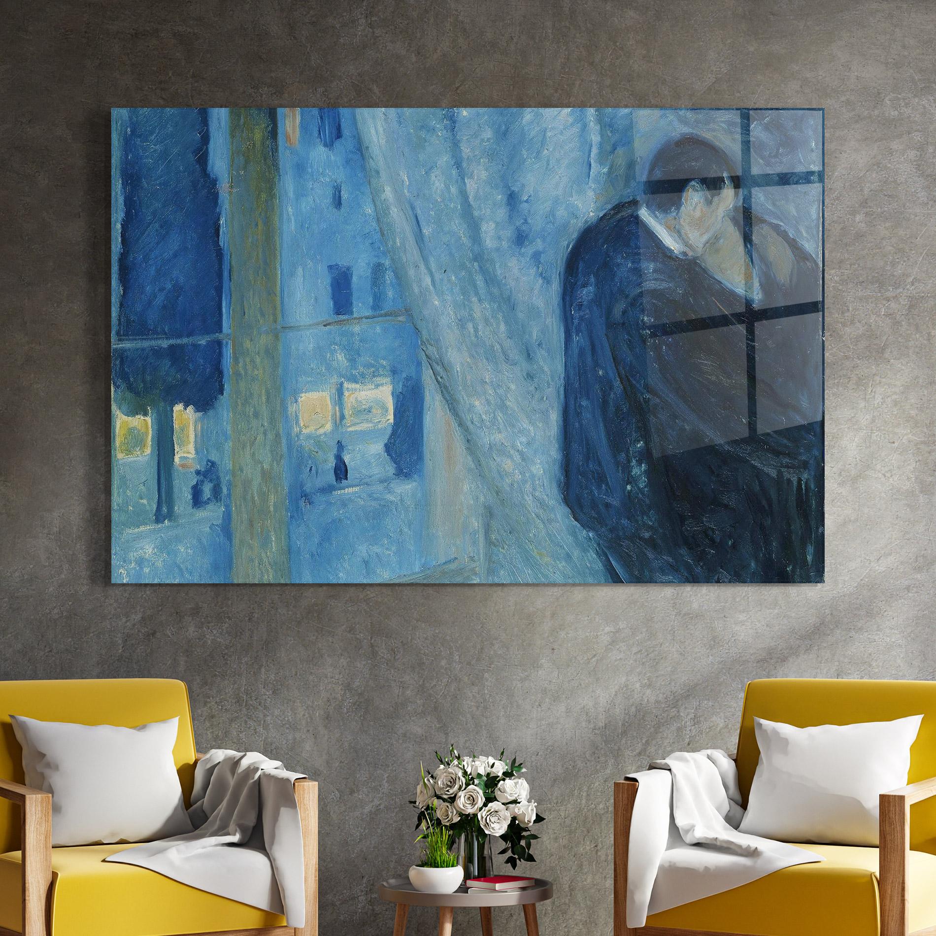 Tablou Sticla Kiss By The Window mockup 4