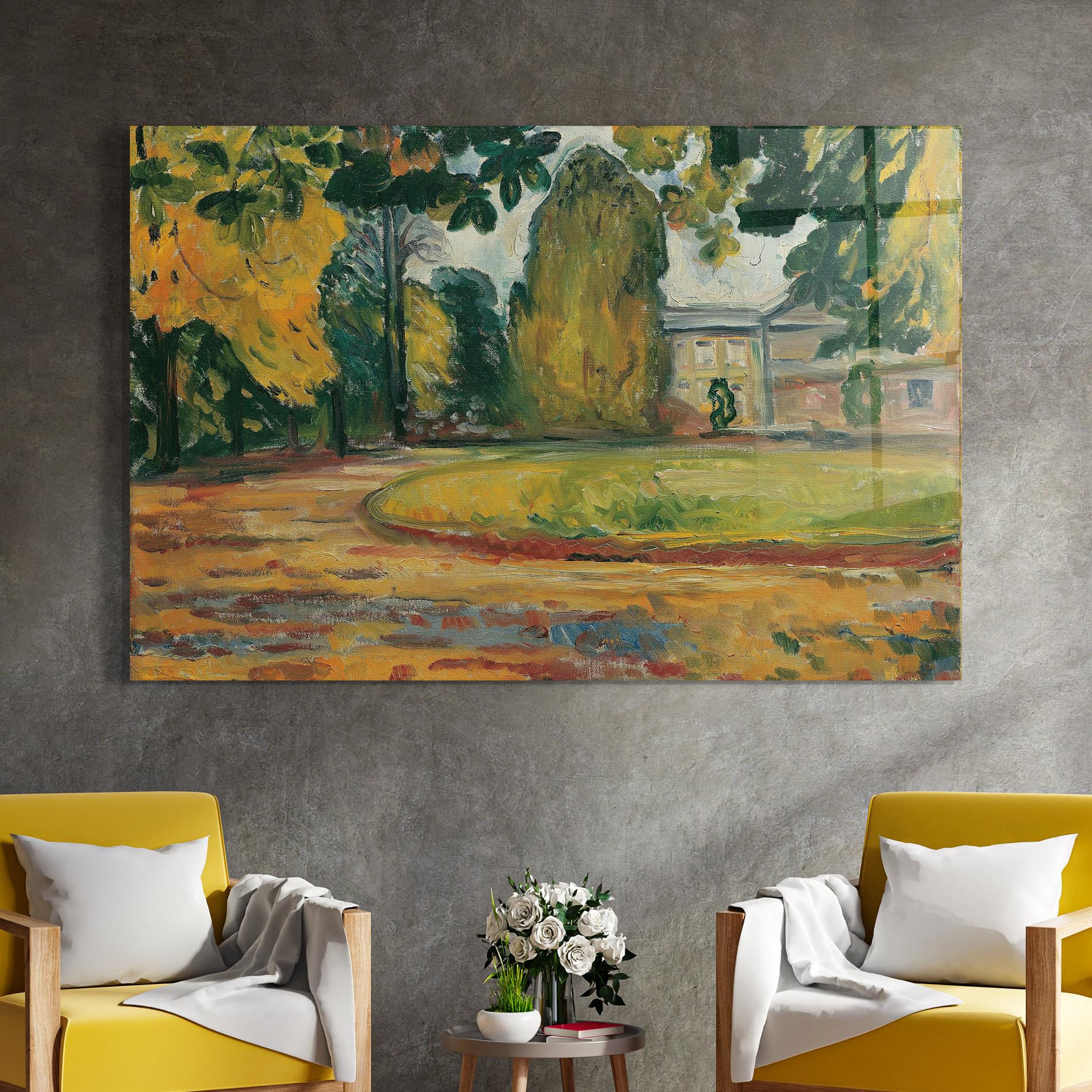 Tablou Sticla Park In Kosen mockup 4