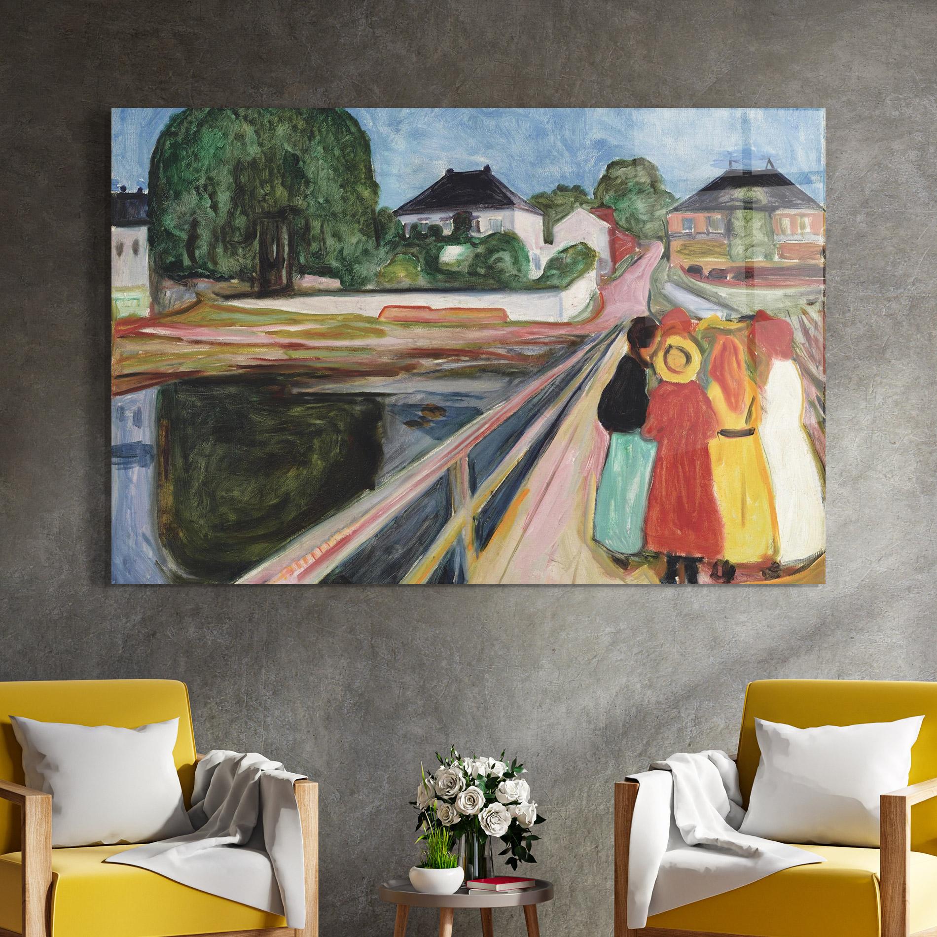 Tablou Sticla Pikene Pa Broen mockup 4