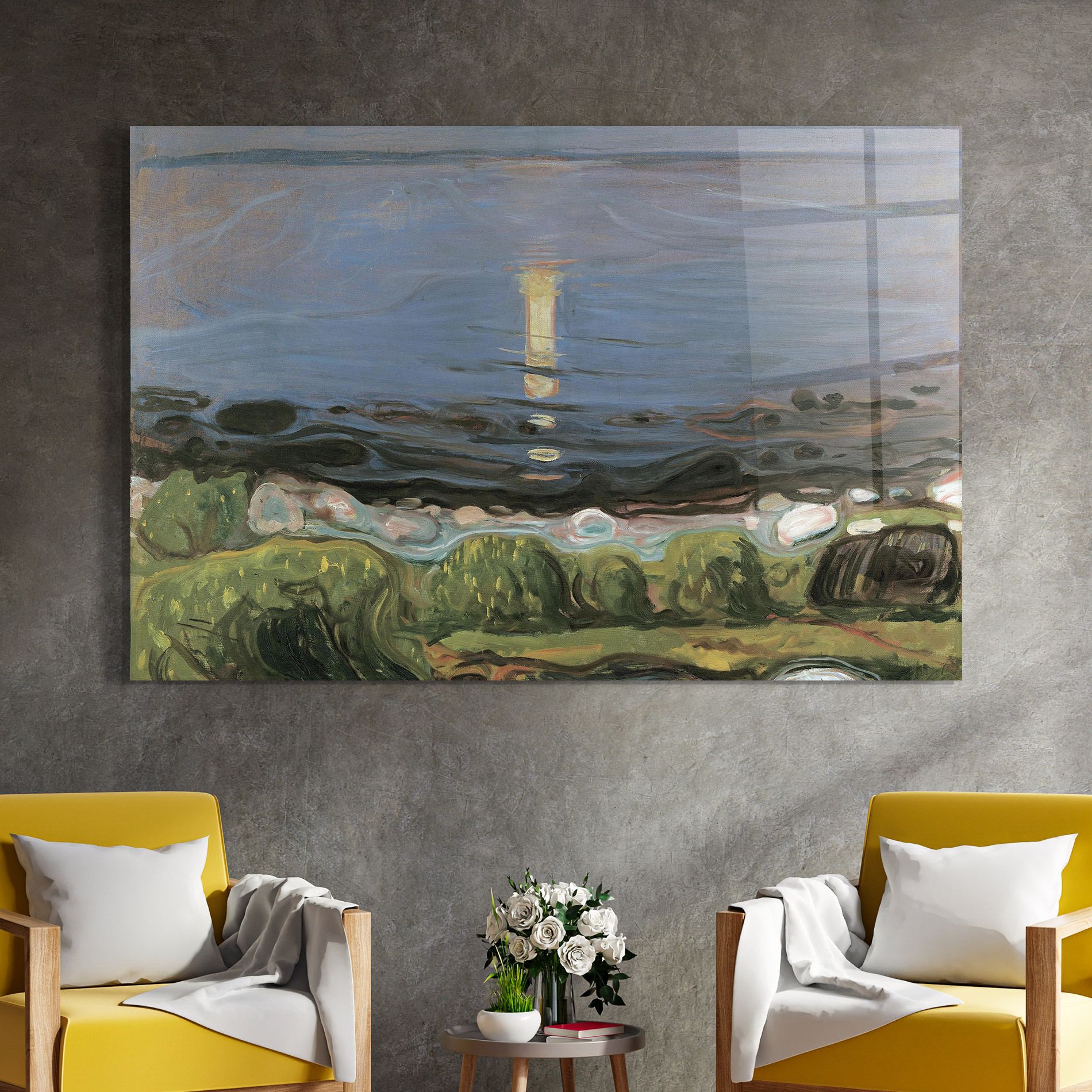 Summer Night Beach mockup 4