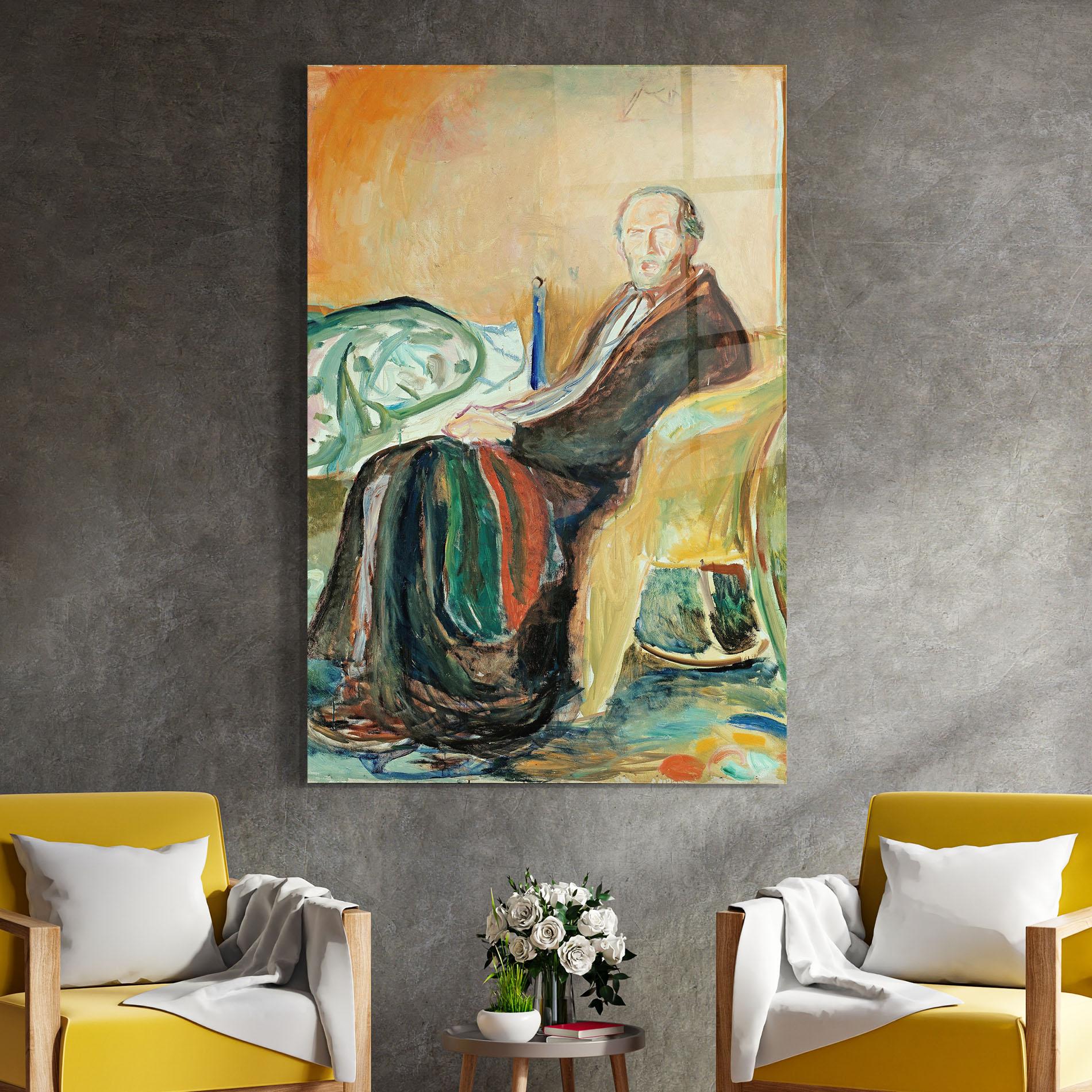 Tablou Sticla Self Portrait Spanish mockup 4