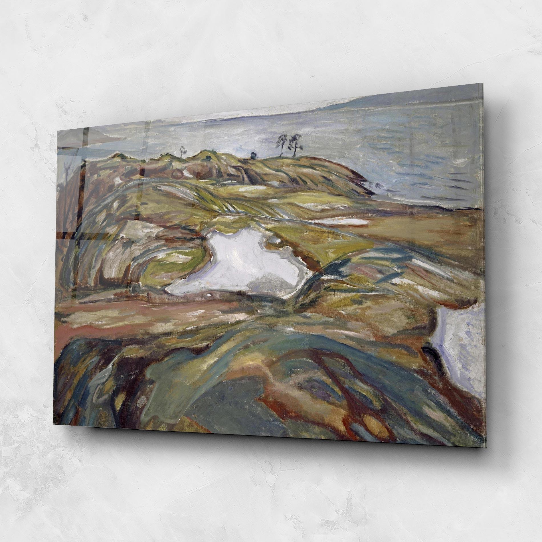 Tablou Sticla Coastal Landscape mockup 1