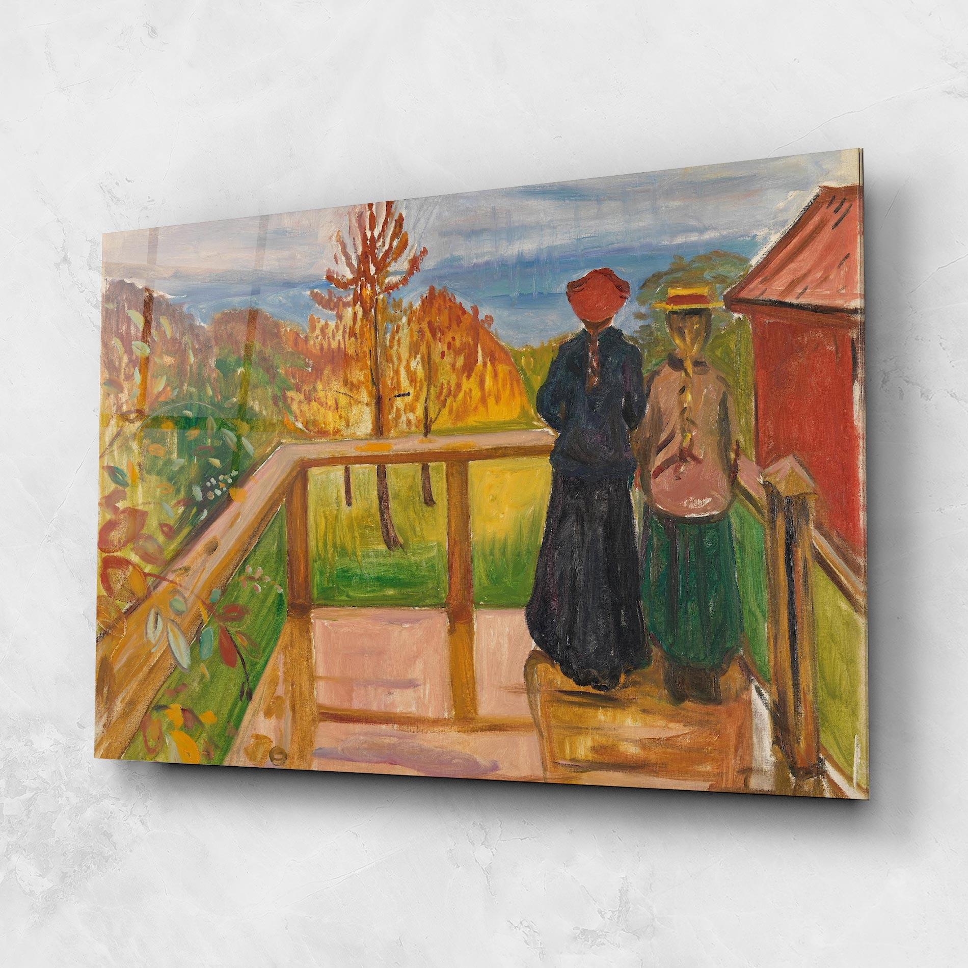 Tablou Sticla On The Veranda mockup 1