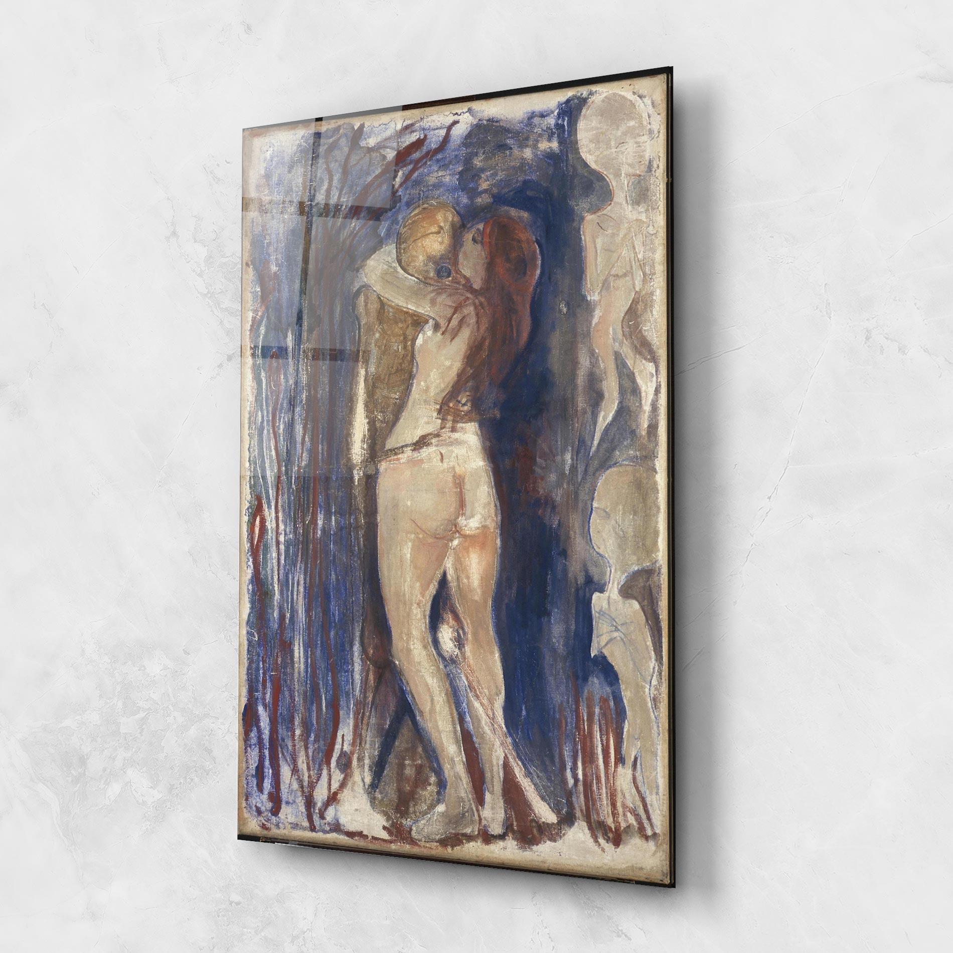 Tablou Sticla Death And Life mockup 1