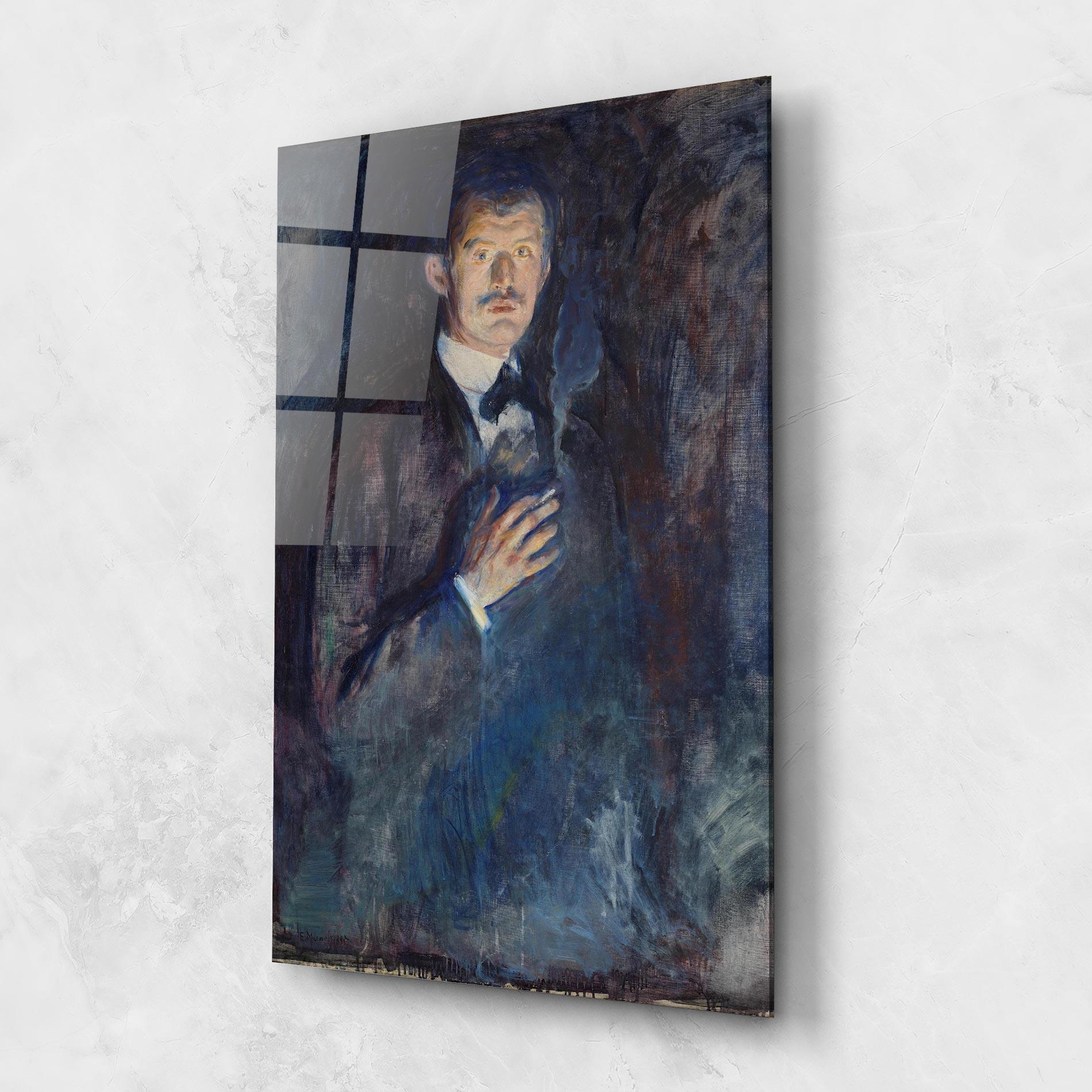 Tablou Sticla Self Burning Cigarette mockup 1