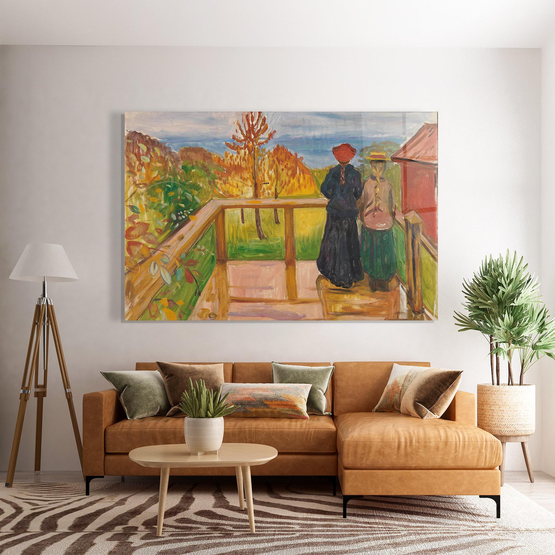 Tablou Sticla On The Veranda mockup 7