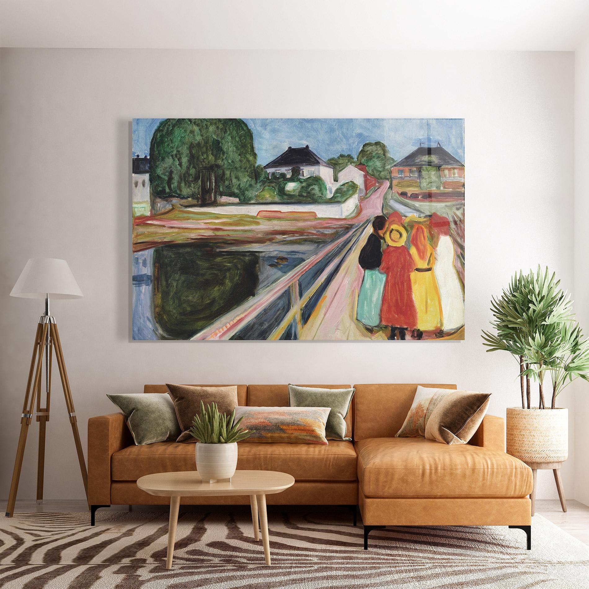 Tablou Sticla Pikene Pa Broen mockup 7