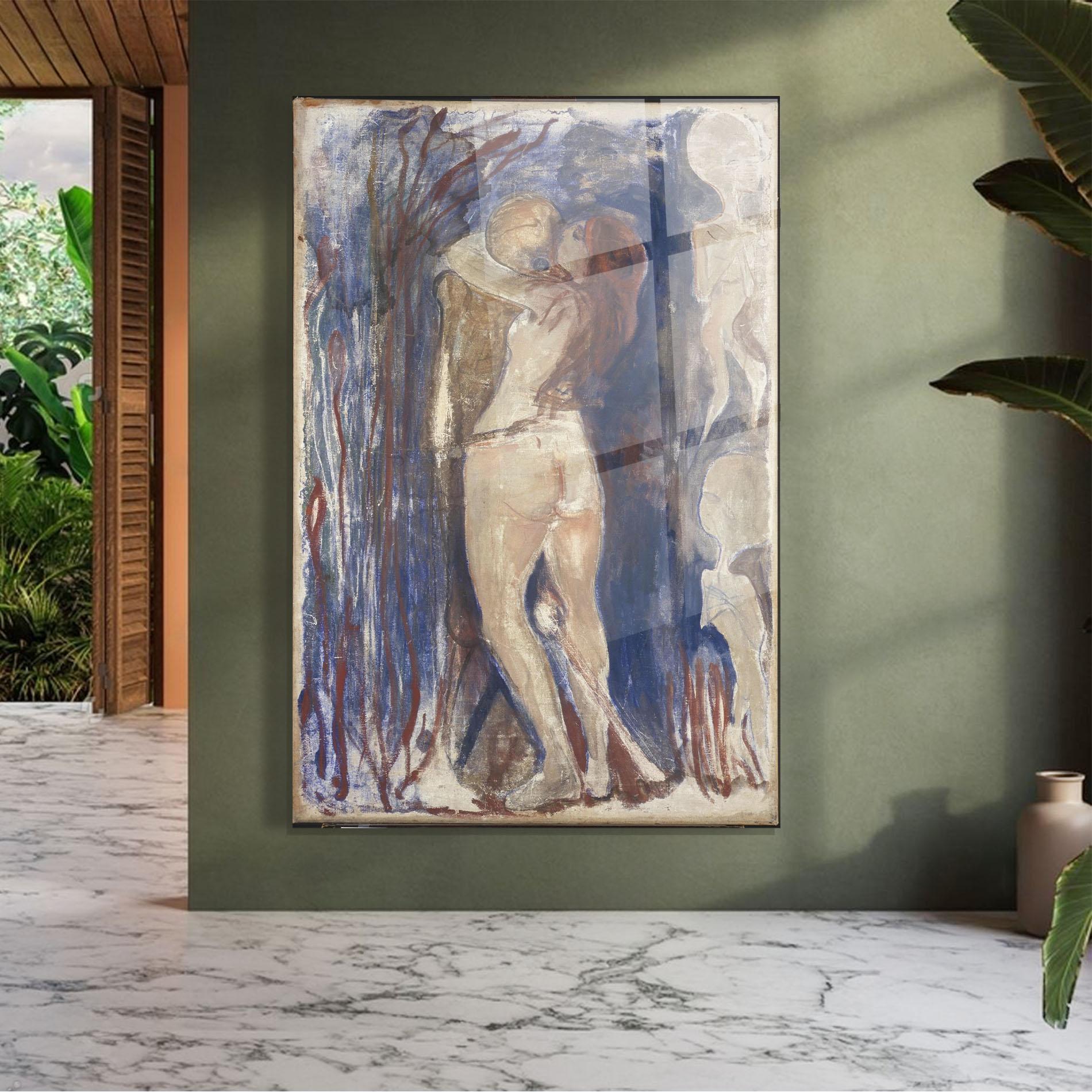 Tablou Sticla Death And Life mockup 7