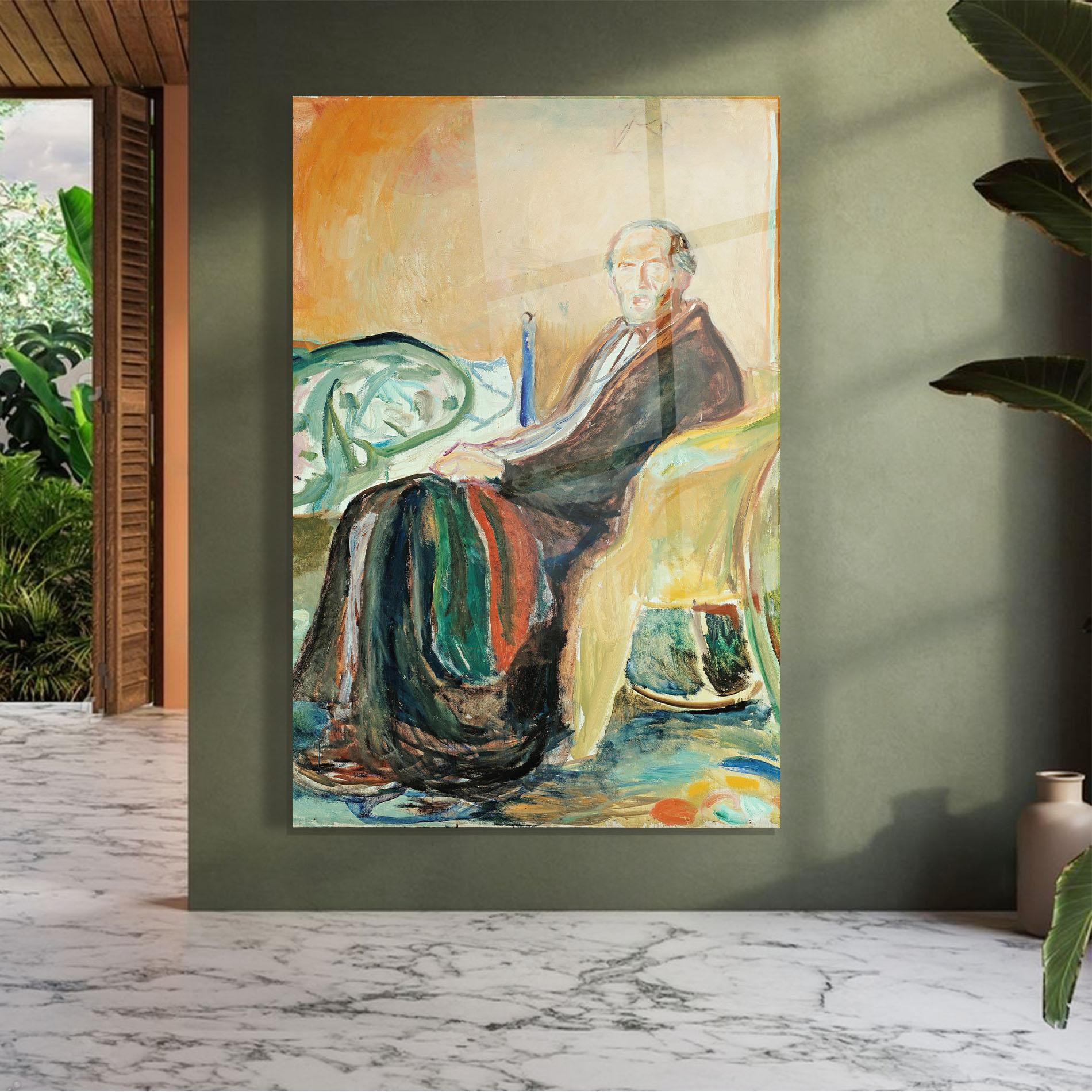 Tablou Sticla Self Portrait Spanish mockup 7