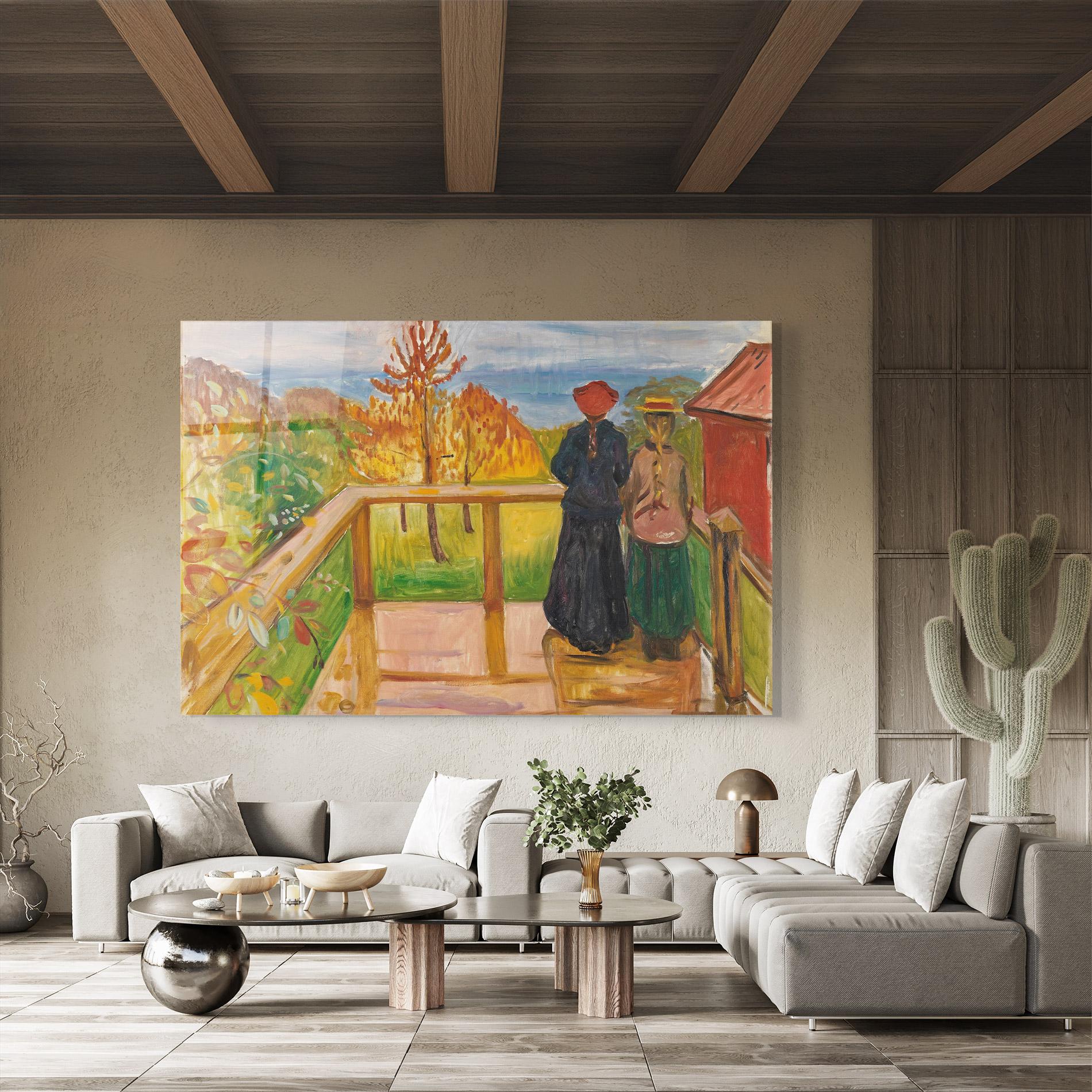 Tablou Sticla On The Veranda mockup 8